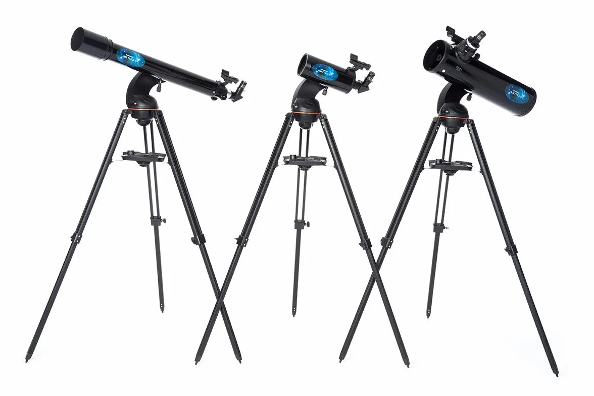 Celestron 22202 Astro-Fi 102 WiFi Wireless Reflector Telescope, Black