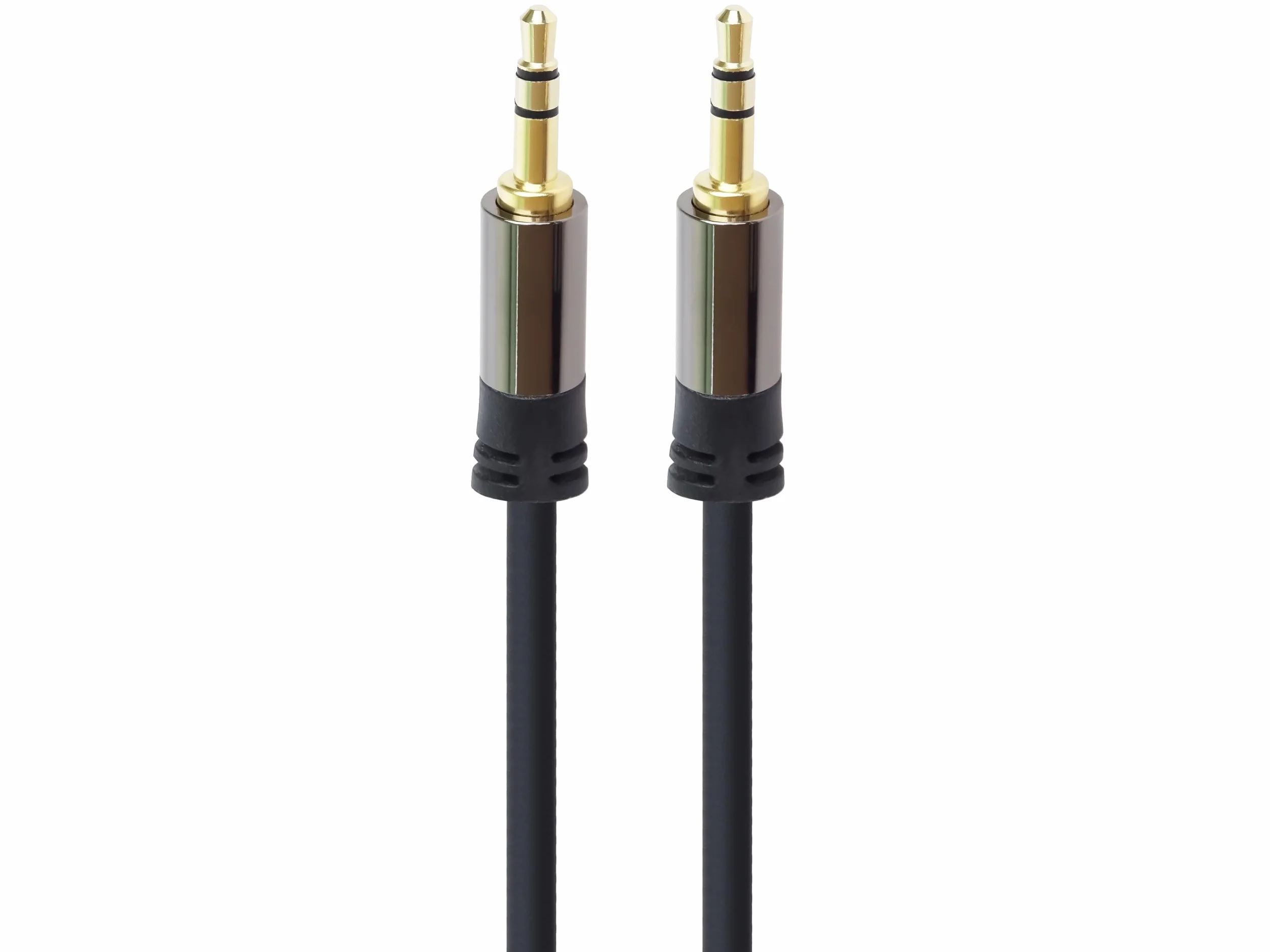 PremiumCord Kabel Stereo HQ Jack 3,5 mm, Wtyczka Jack 3,5 mm do Wtyczki, Kabel Połączeniowy Audio Zestawu Słuchawkowego Aux, Ekranowany, Złącze Metalowe, M/M, Długość 3 m