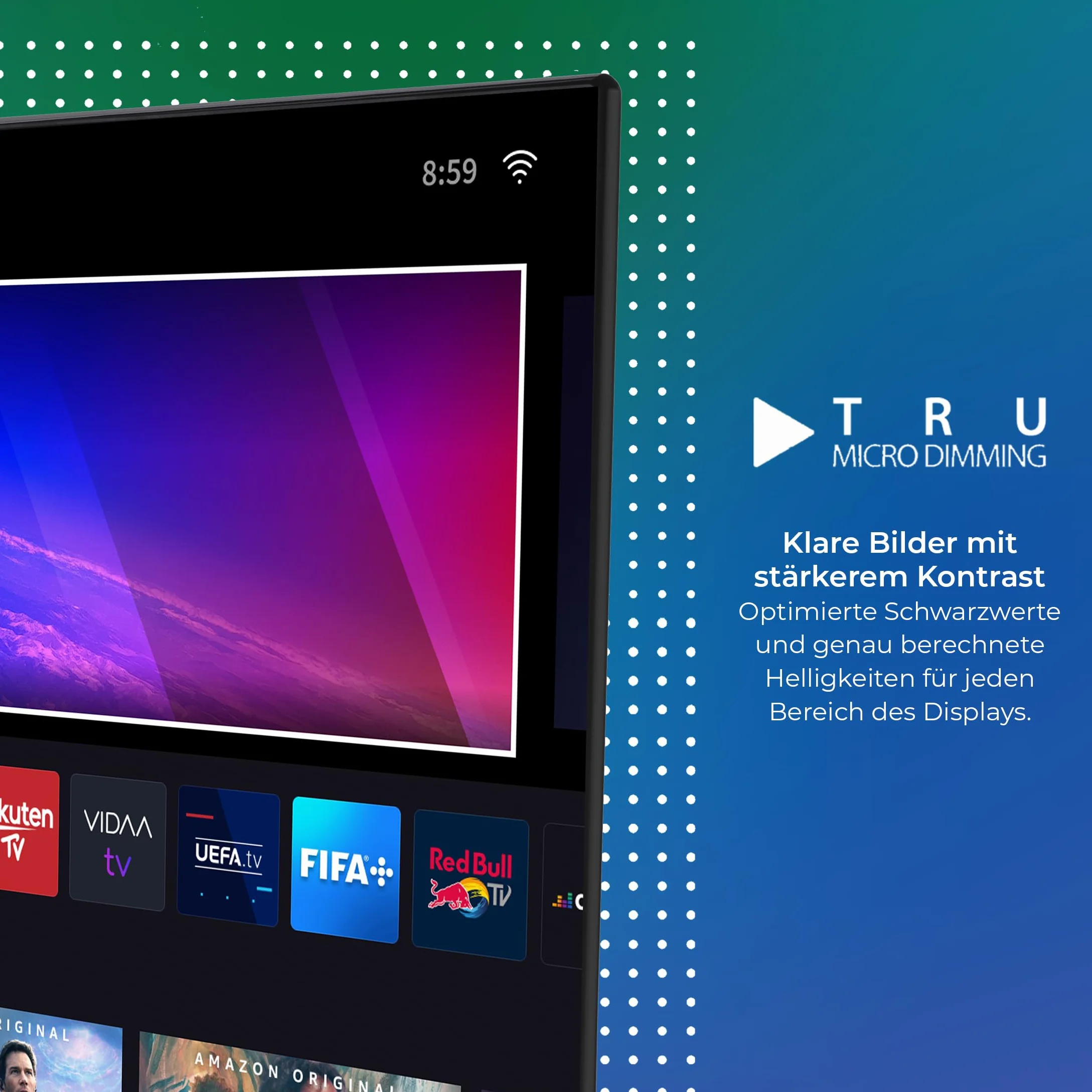 Toshiba 40LV2E63DAZ 40-calowy telewizor Smart TV Full HD HDR potrójny tuner Bluetooth Dolby Audio