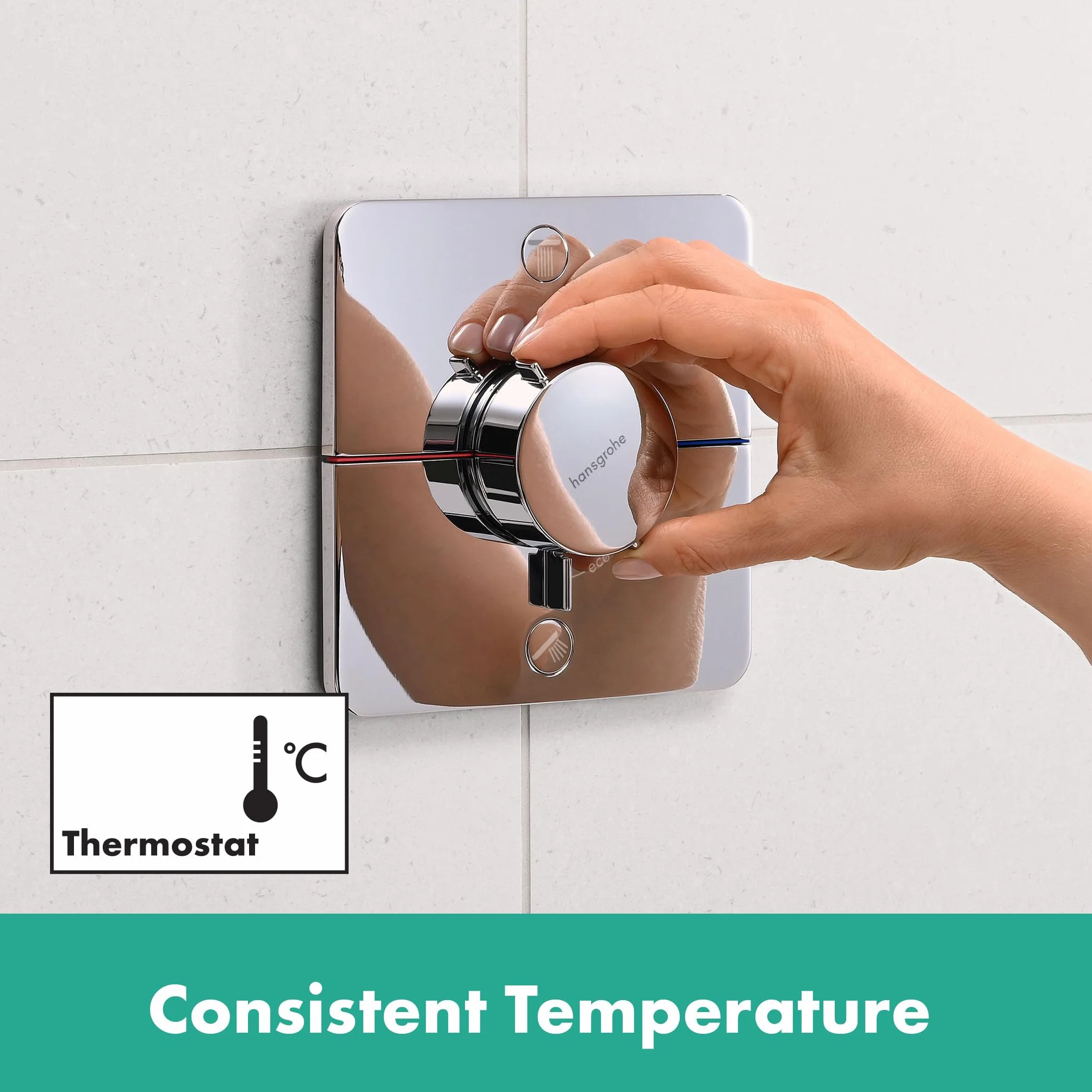 Hansgrohe Showerselect Comfort Q Bateria Prysznicowa, Srebrny
