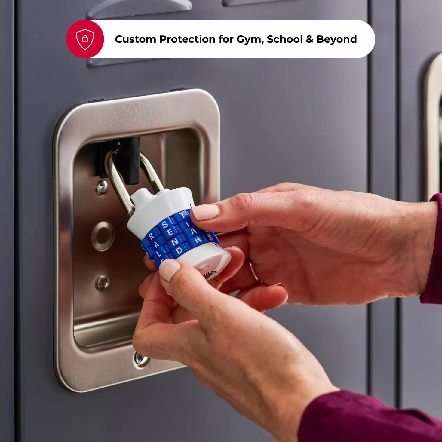 Master Lock Kłódka z możliwością resetowania w pionie, 1535DWD