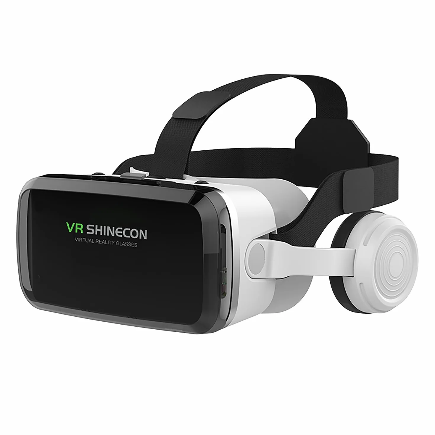 LONGLU Zestaw słuchawkowy 3D do wirtualnej rzeczywistości kompatybilny z iPhone 16 15 Pro Max Mini X R 12 11, Samsung 4,7-6,7", Android