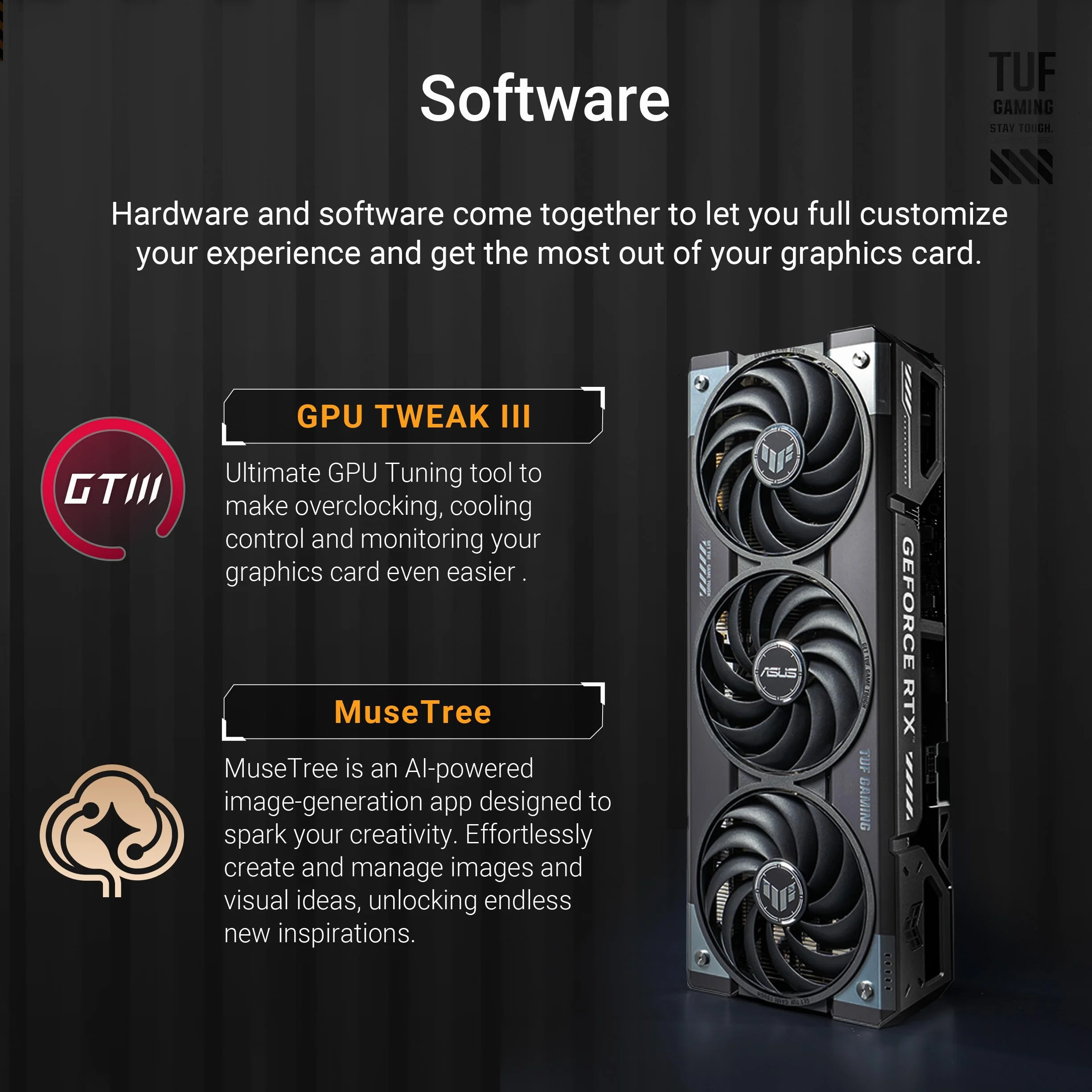 ASUS GeForce RTX 5070 Ti TUF Gaming OC 16 GB GDDR7 PCI Express 5.0