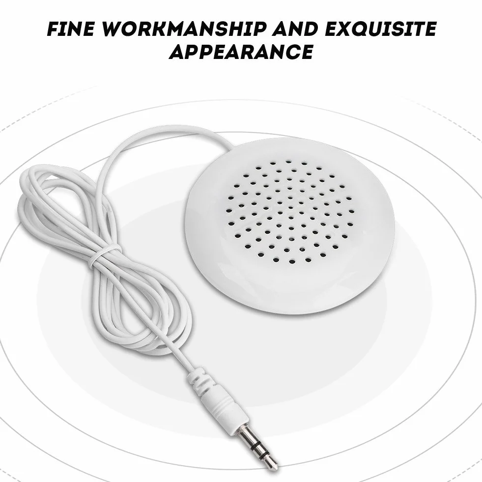 Głośnik Bluetooth w Poduszce Mini Biały ABS 3,5 mm Stereo Przenośny