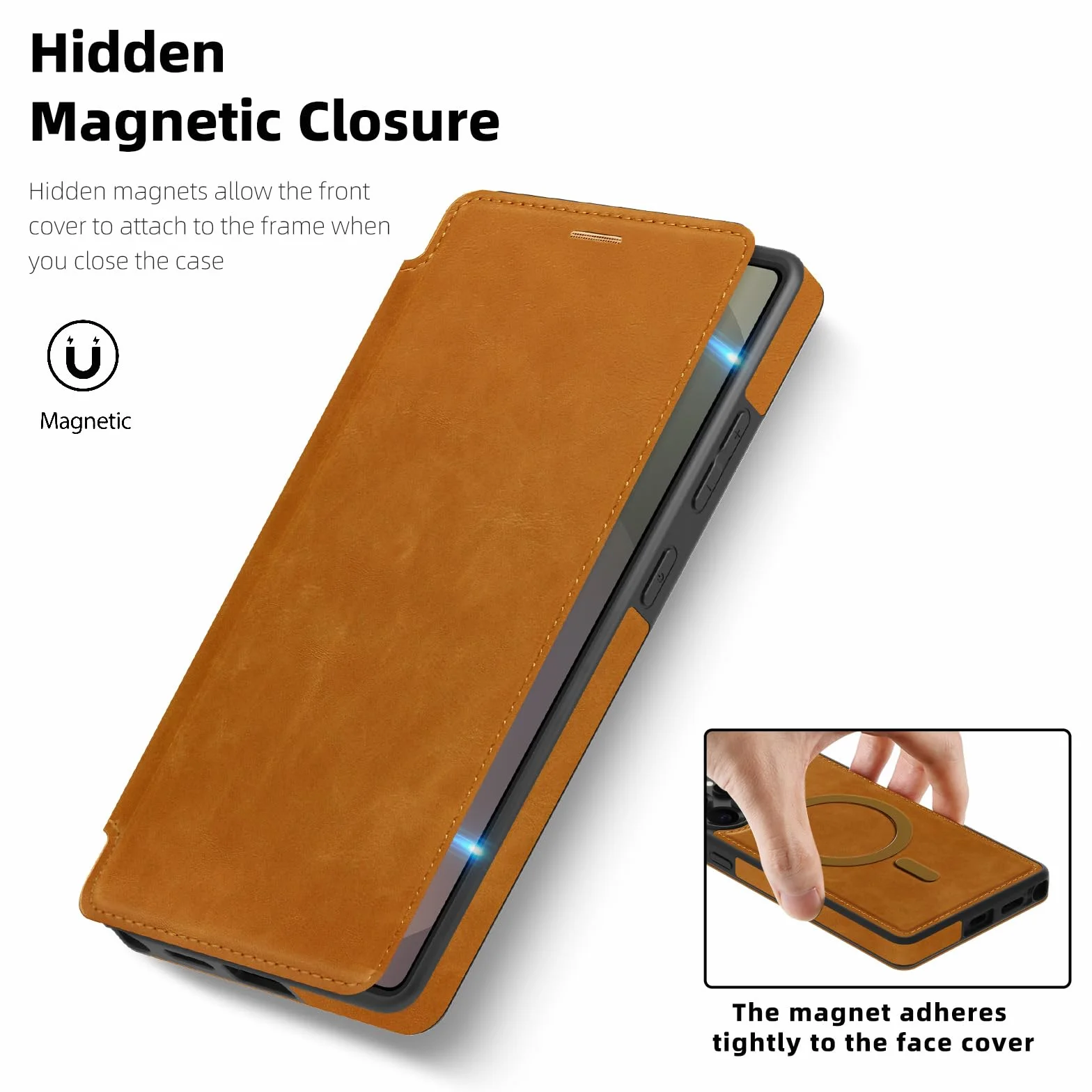 Etui Samsung Galaxy S26 Ultra, portfel ze skóry PU z RFID, magnetyczne zamknięcie, ochrona anty-upadkowa