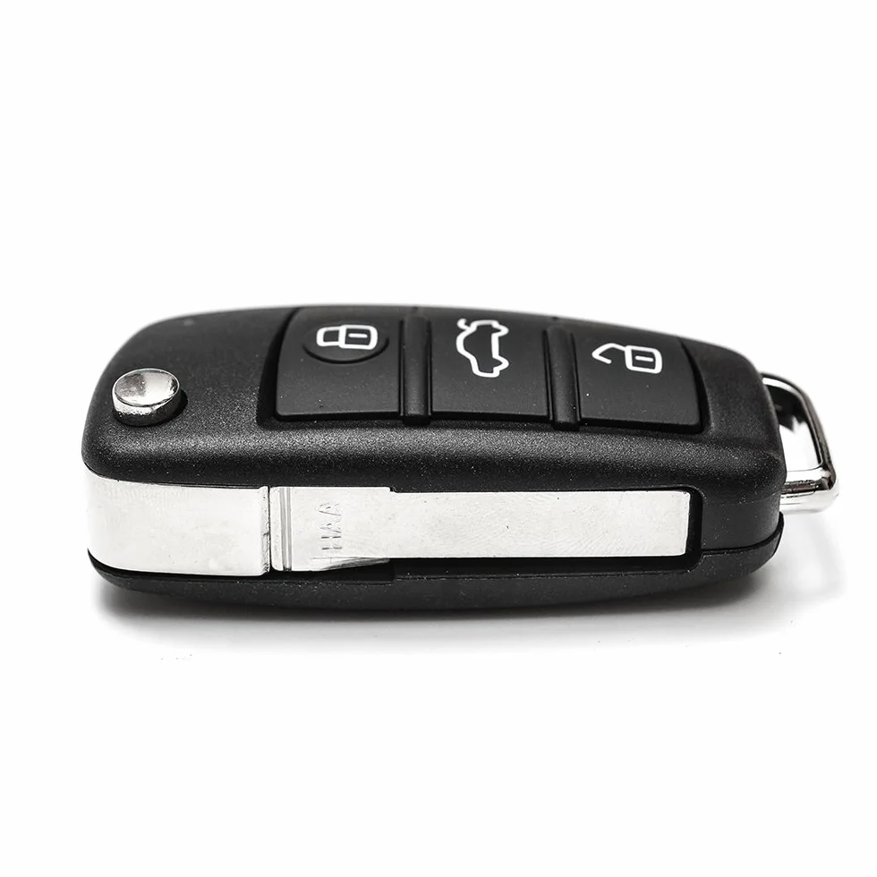 Obudowa z 3 przyciskami, z pilotem zdalnego sterowania, do Audi A2, A3, A4, A6, A8, TT