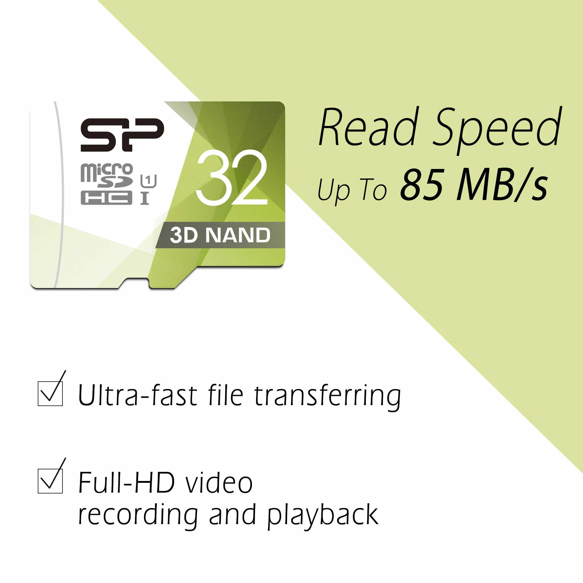 Silicon Power 32 GB 3D NAND karta microSD do kamer monitoringu + adapter SD