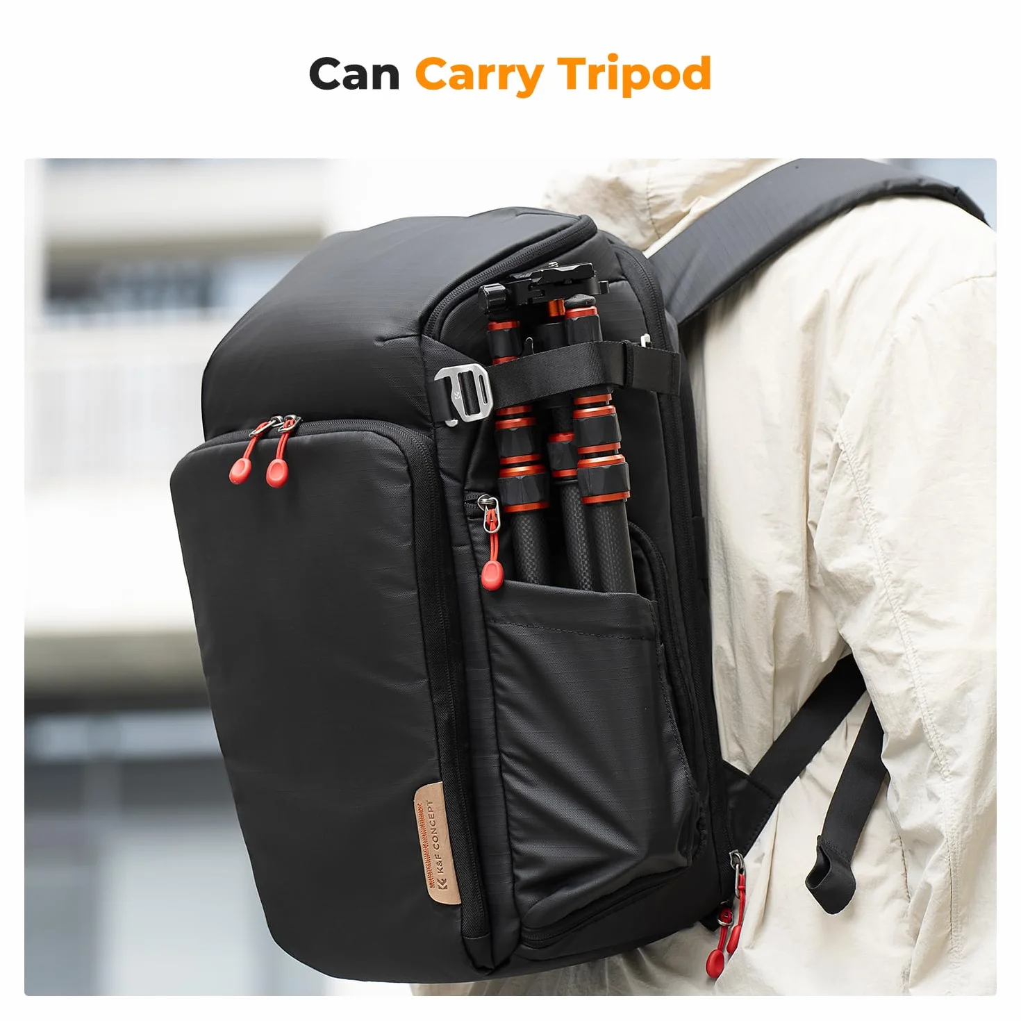 K&F Concept Plecak fotograficzny 16" na aparat i laptop Canon Nikon Sony DJI Mavic
