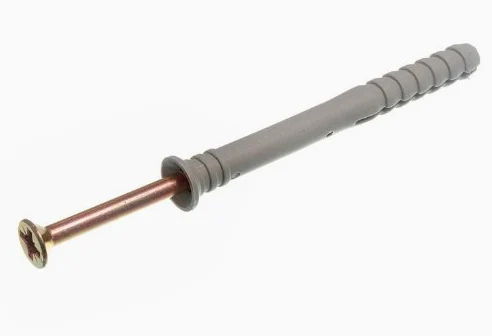 250 x młotek nylonowy w ramce kołki i śruby murarskie M8 x 80 mm
