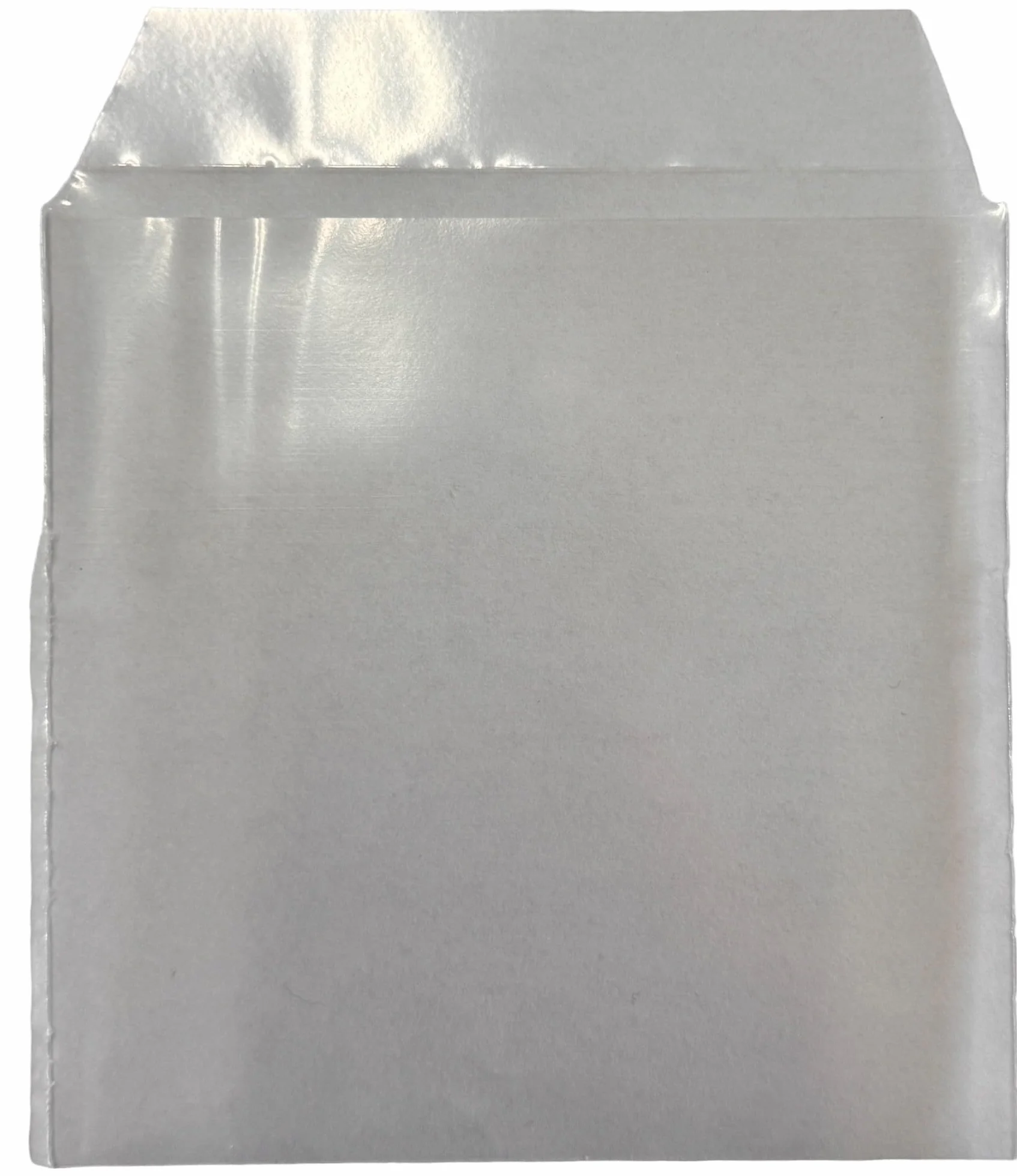 200x Transparent CD Sleeves z Zamykaniem DVD Bluray PVC Koperty