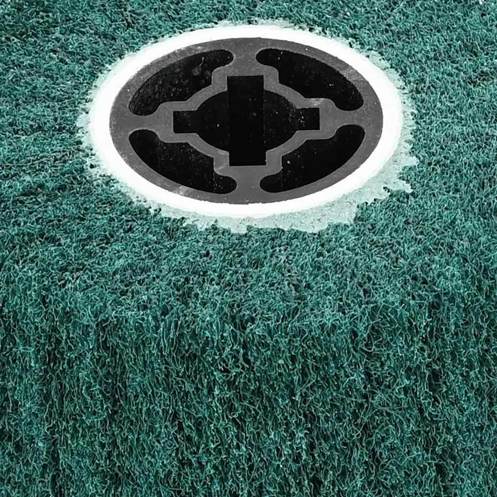 Rolki szlifierskie, 3 sztuki, zielone z włókien syntetycznych, 12 x 12 x 10 cm, trwałe akcesoria szlifierskie do warsztatu, materiałów ściernych, papieru ściernego, tarczy szlifierskiej