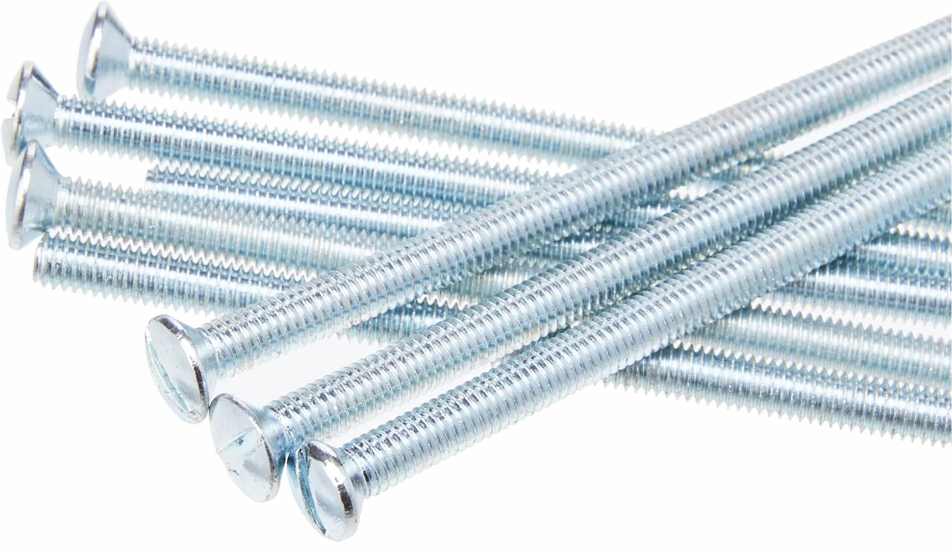 Merriway BH03952 M3,5 x 75 mm 3 cale BZP podniesiony CSK wtyczka elektryczna przełącznik maszynowa śruba - 20 sztuk