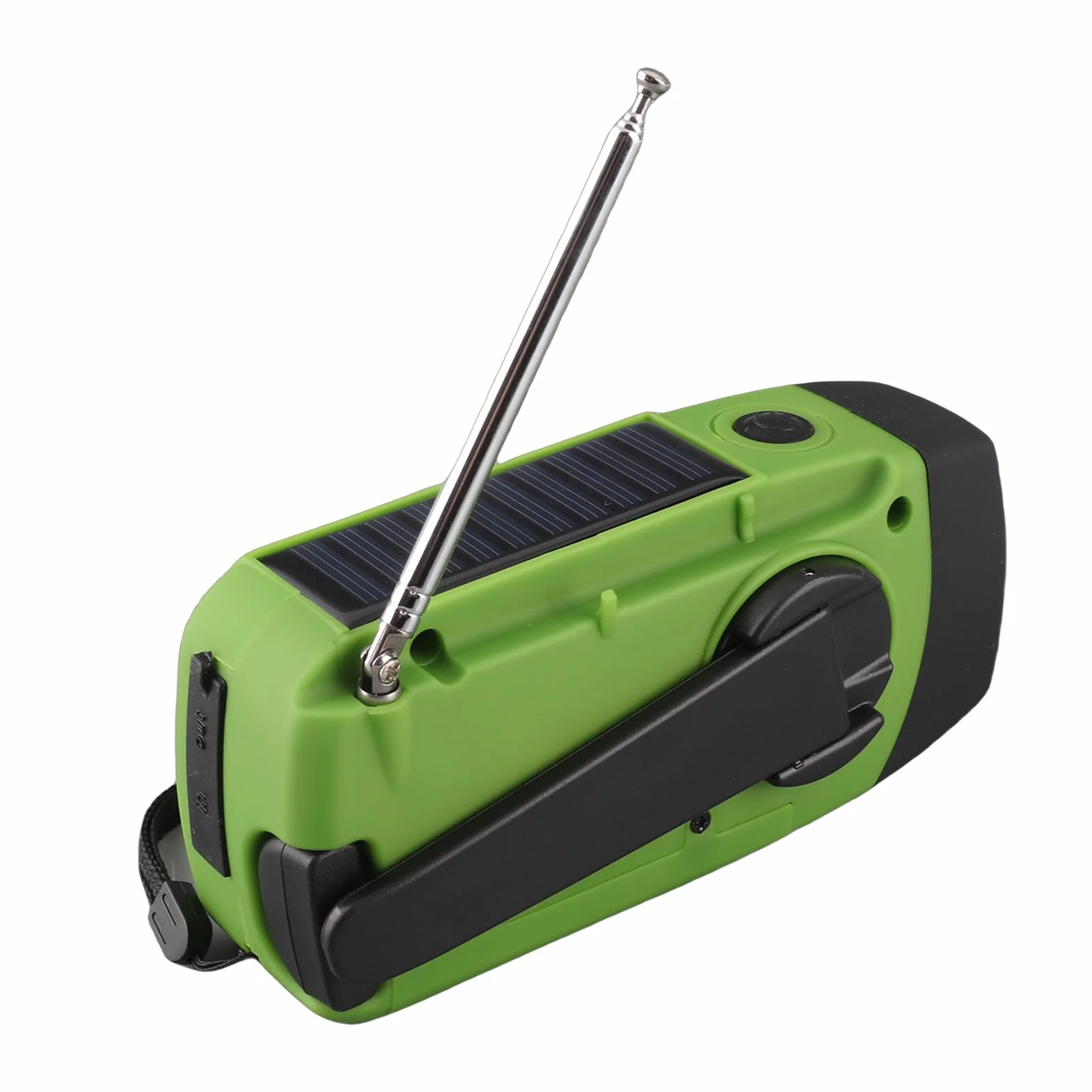 Radio solarne FM/AM/NOAA z latarką LED i powerbankiem 1000 mAh