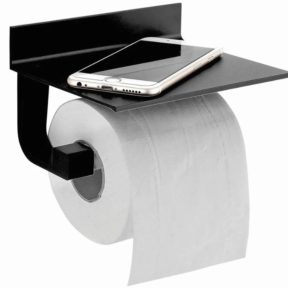 HLTYGWX Uchwyt na papier toaletowy, sprężynowy stojak do przechowywania papieru w rolce Wieszak na rolki chusteczek Dozownik ręczników papierowych do łazienki Biurowy uchwyt na papier toaletowy