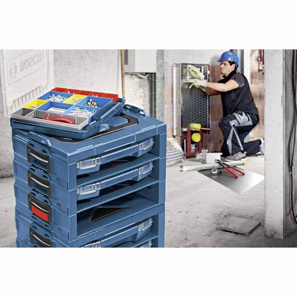 Bosch Professional I-Boxx 72 Professional Skrzynka, Niebieski, 316 x 367 x 53 mm