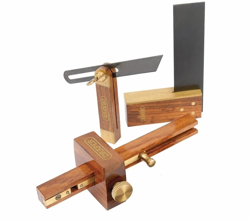 Draper 32272 Mini zestaw stolarski, stal stopowa, 5 sztuk, niebieski