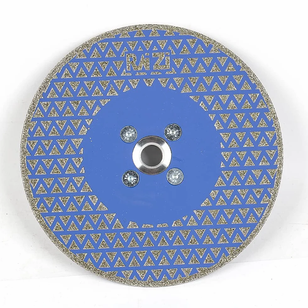 Raizi 150 mm galwanizowana tarcza diamentowa do cięcia i szlifowania płytek ceramicznych marmuru kamienia