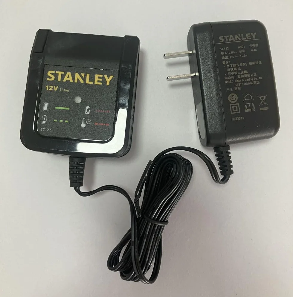 Ładowarka do baterii litowej 10,8/12 V SC122 do wiertarki litowej STANLEY SCD121S2K akcesoria do elektronarzędzi
