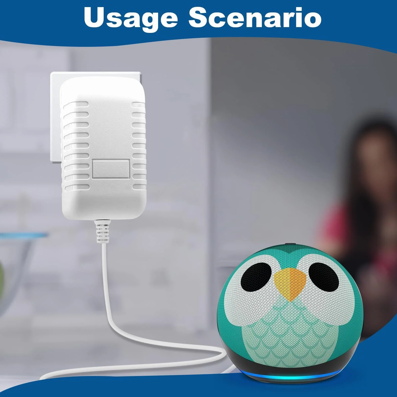 White 15 W zasilacz sieciowy do Echo Dot (3./4./5. generacji) 15 W zasilacz do Echo Dot (3./4./5. generacji) 1,5 m kabel do ładowania, biały 1,5 m kabel do ładowania, biały Fire TV Cube