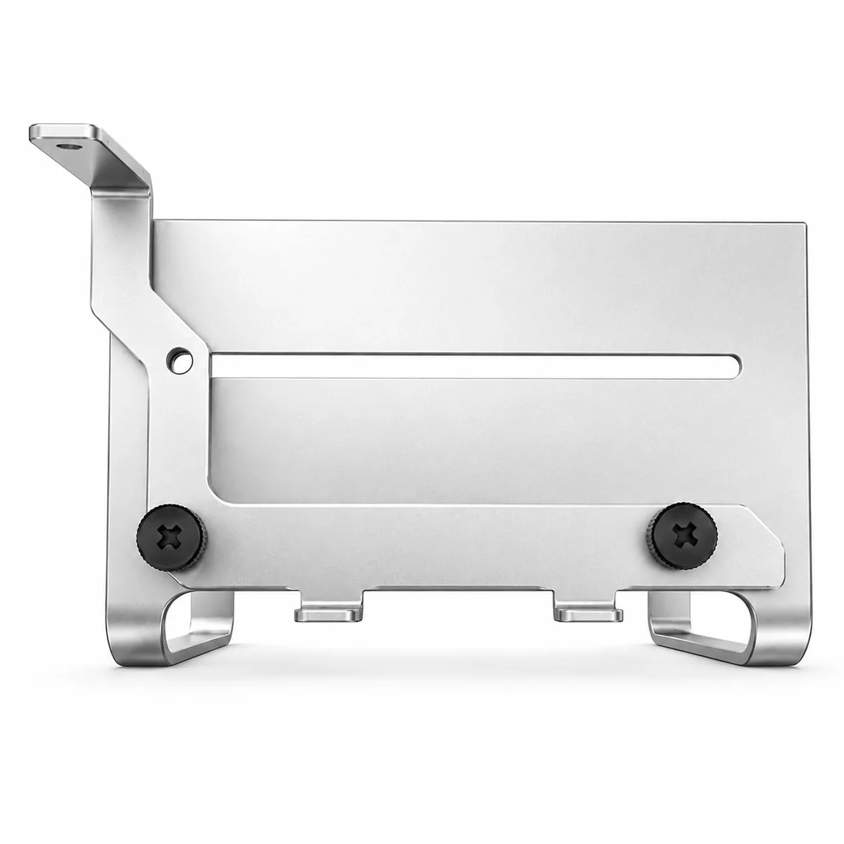 ZimaBoard Uchwyt HDD 2-kieszeniowy Aluminiowy stelaż na dwa dyski 3,5" Kompaktowa rama NAS Srebrny