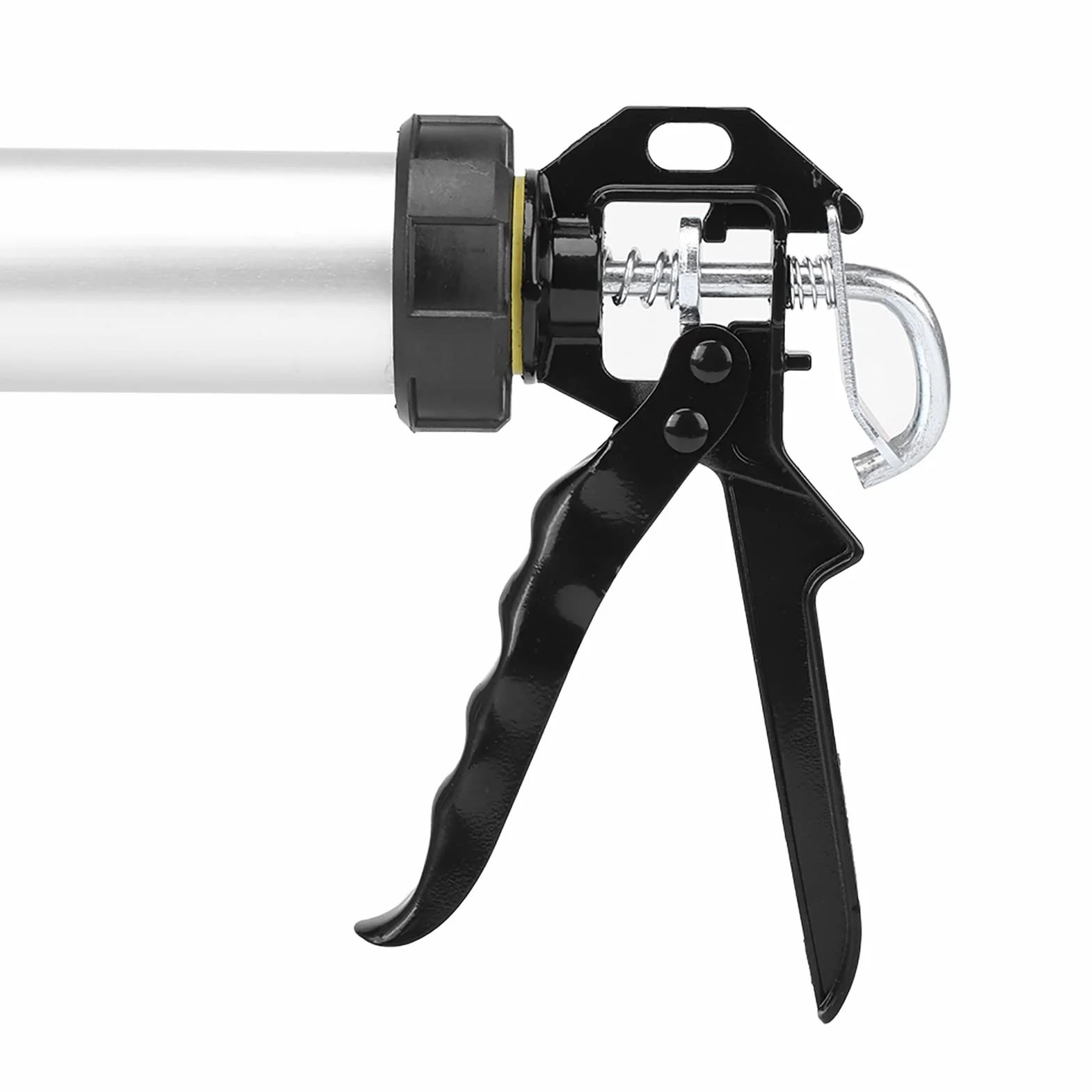 Pistolet do Uszczelniania Pistolet Pneumatyczny Narzędzia 1 szt. Rura Aluminiowa Silikonowy Pistolet do Uszczelniania 600ml Narzędzie do Uszczelniania z 10 Dyszami