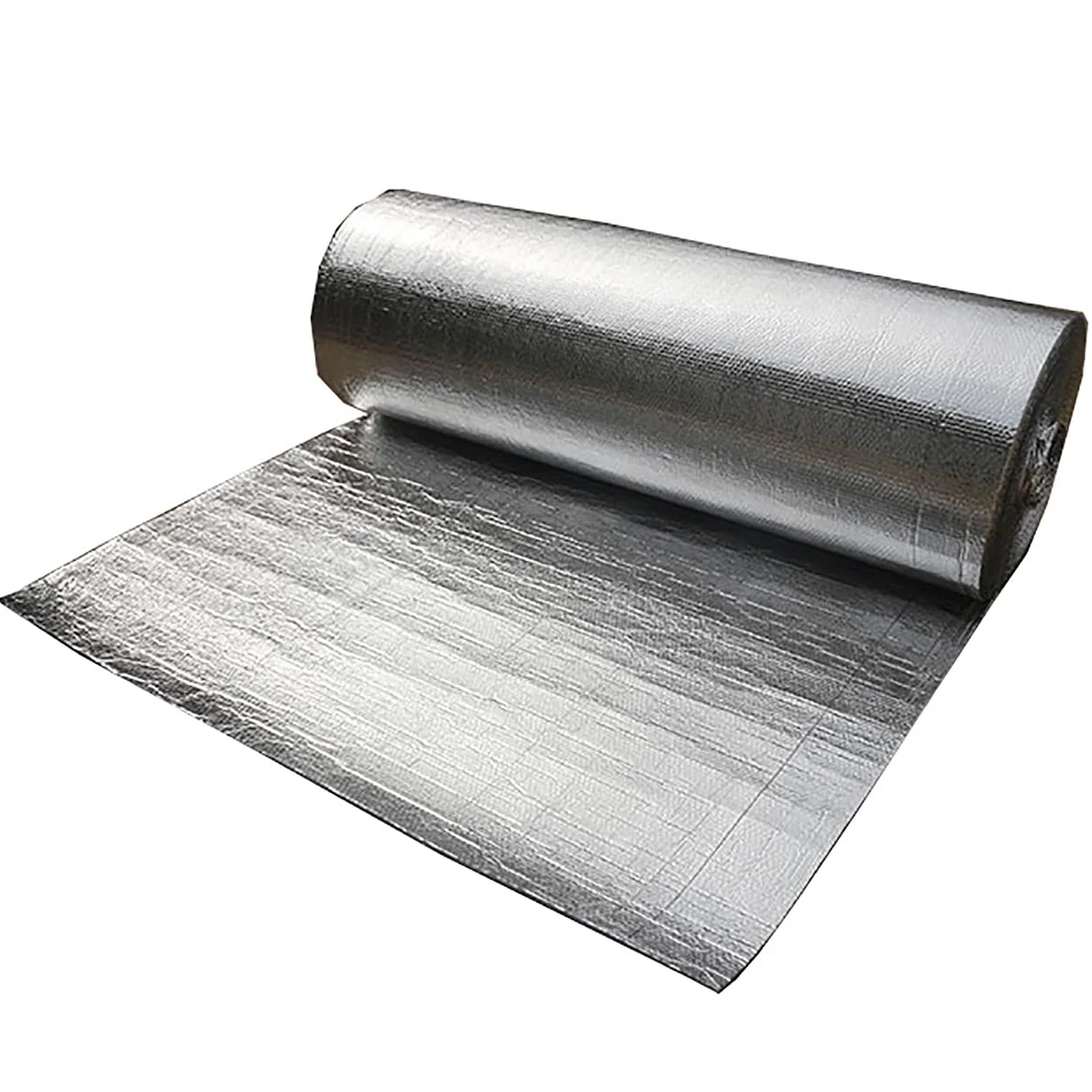 Odblaskowa izolacja z folii grzejnikowej – dwuwarstwowa aluminiowa bariera cieplna do wodoodpornych kanałów i garaży na poddaszu – energooszczędny materiał odblaskowy
