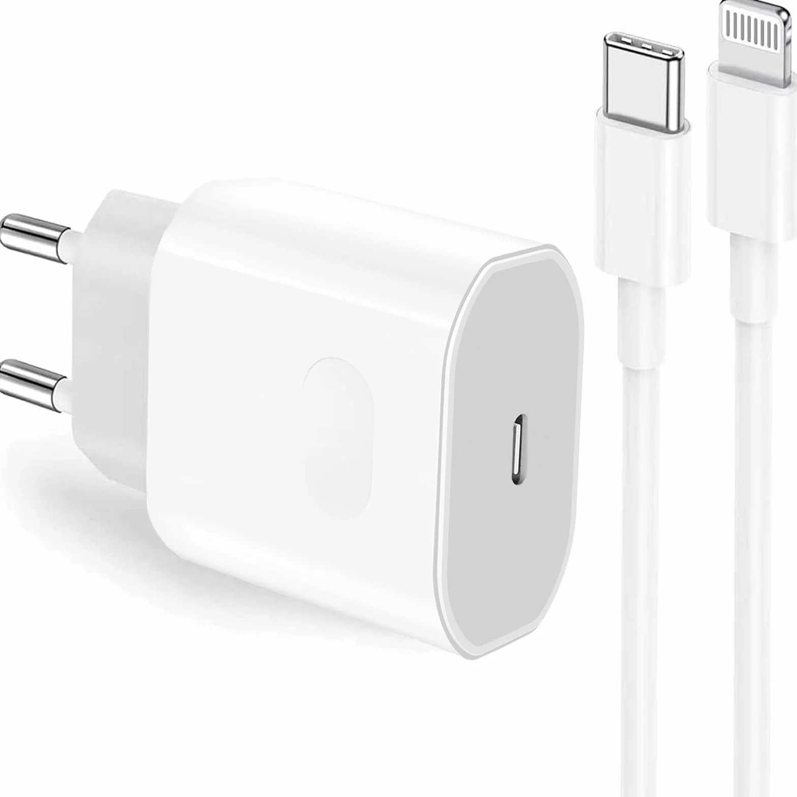 Ładowarka do iPhone'a 20 W USB-C z kablem Lightning 2 m