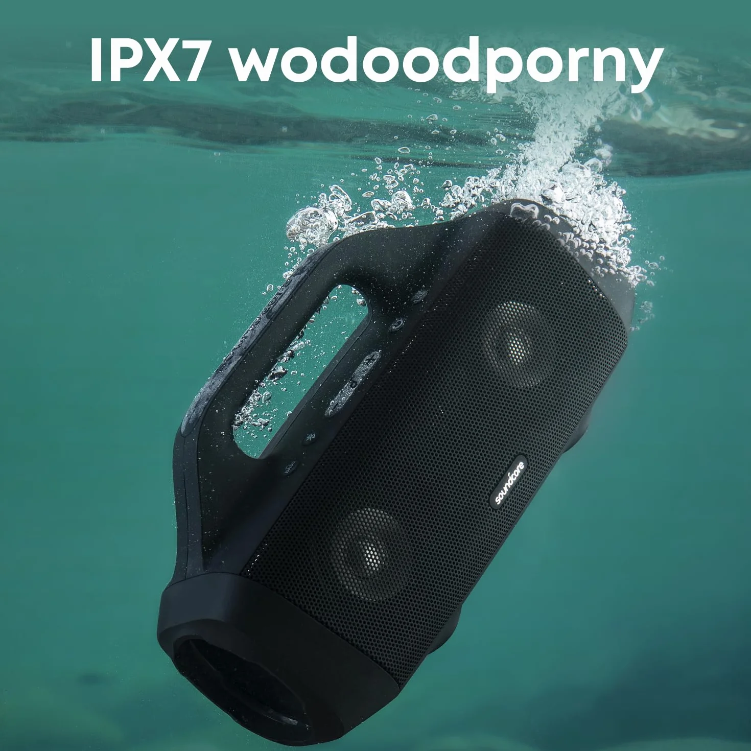 Soundcore Anker Motion Boom głośnik Bluetooth BassUp IPX7 24h akumulator