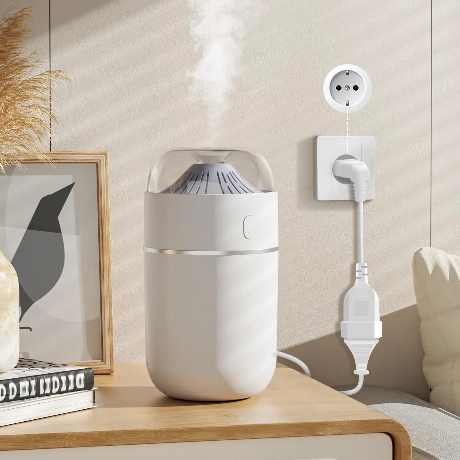 Euro przedłużacz zasilania 250 V 2,5A 625 W biały 0.3 m
