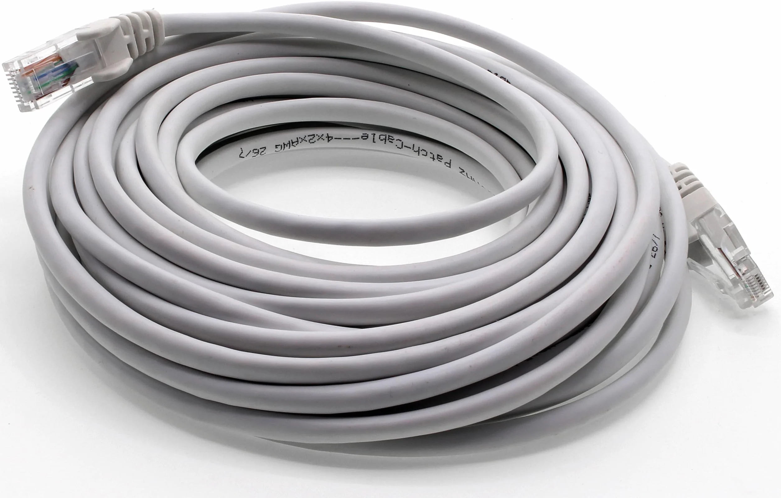 Kabel sieciowy CAT-6 Kabel RJ45 1x 15 m - biały