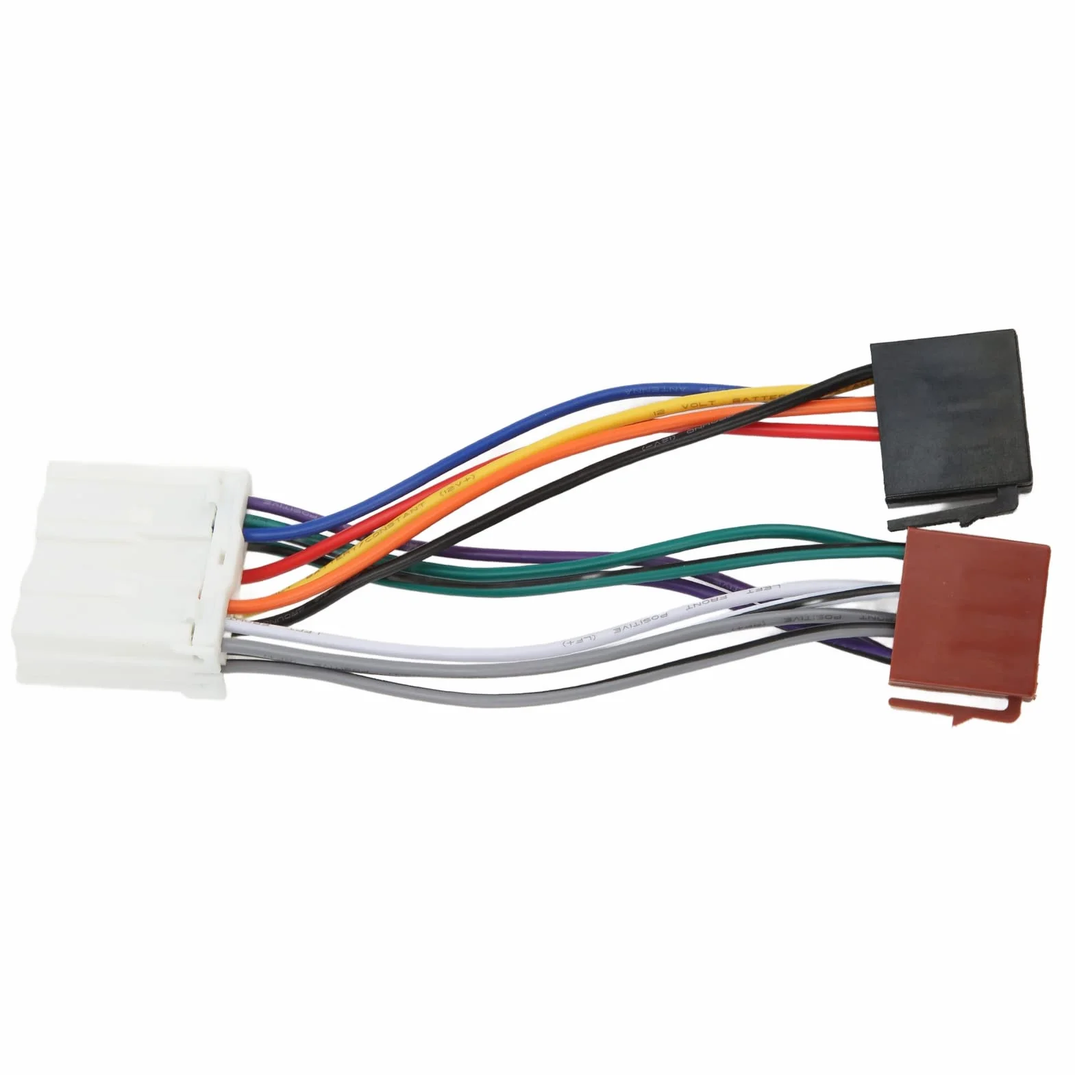 Aramox Radio Samochodowe ISO Adapter Odtwarzacz CD Kable w Wiązce Stereo Wymiana Złącza ISO dla Lancer Pajero
