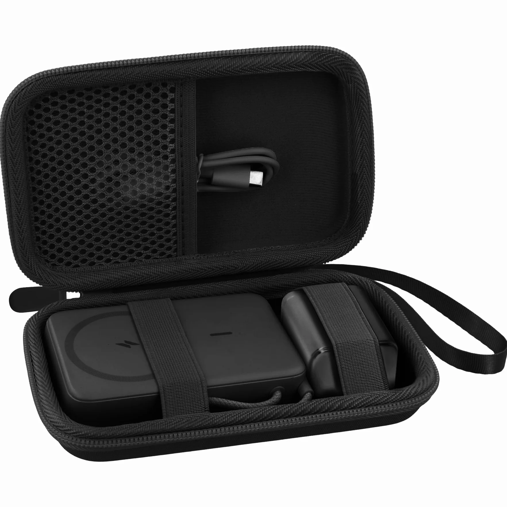 co2CREA Twarde etui podróżne do magnetycznego powerbanku Anker Zolo 5000 mAh 10000 mAh