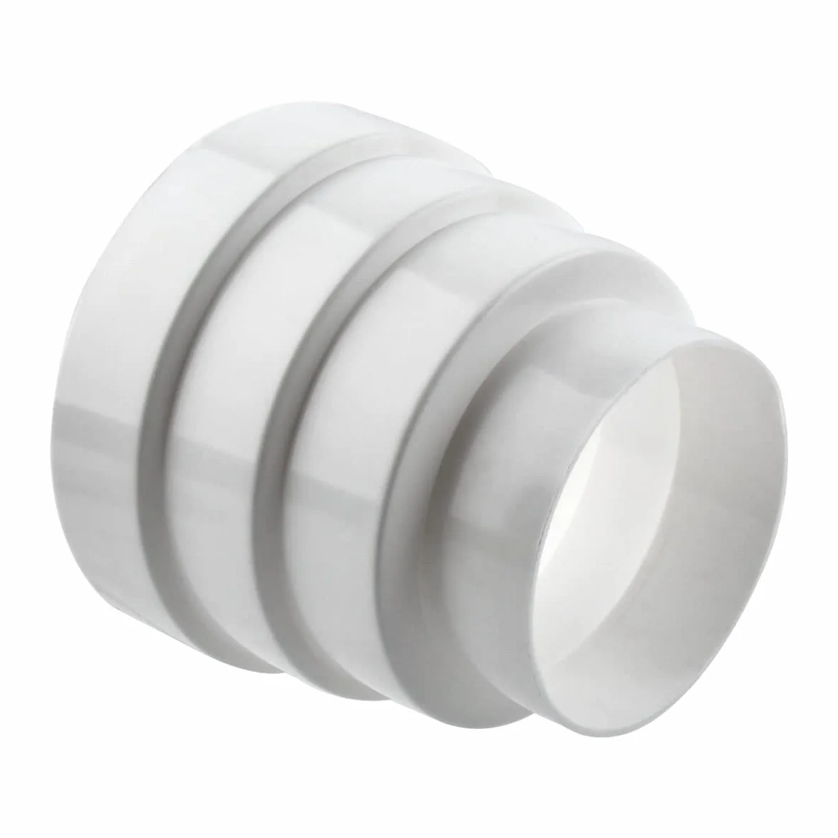 Uniwersalny reduktor 80 mm-120 mm uniwersalny reduktor do systemów wentylacyjnych PP okrągły reduktor do kanalizacji Adapter rury wydechowej do rury wydechowej z PVC reduktor do rury wydechowej