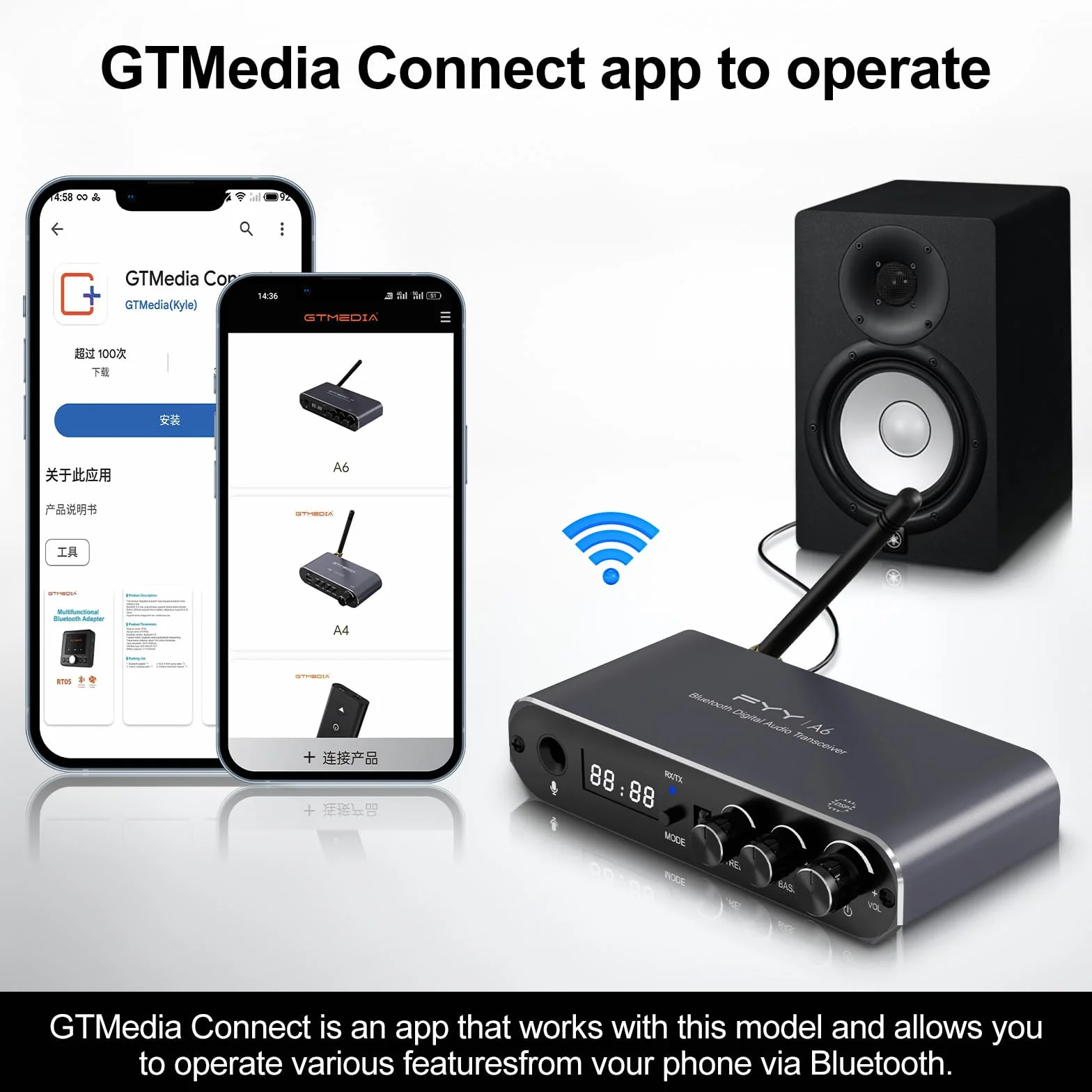 Odbiornik Bluetooth 5 w 1 Do Telewizora, Niskie Opóźnienie, Adapter Audio HD, Muzyka Bezprzewodowa HiFi
