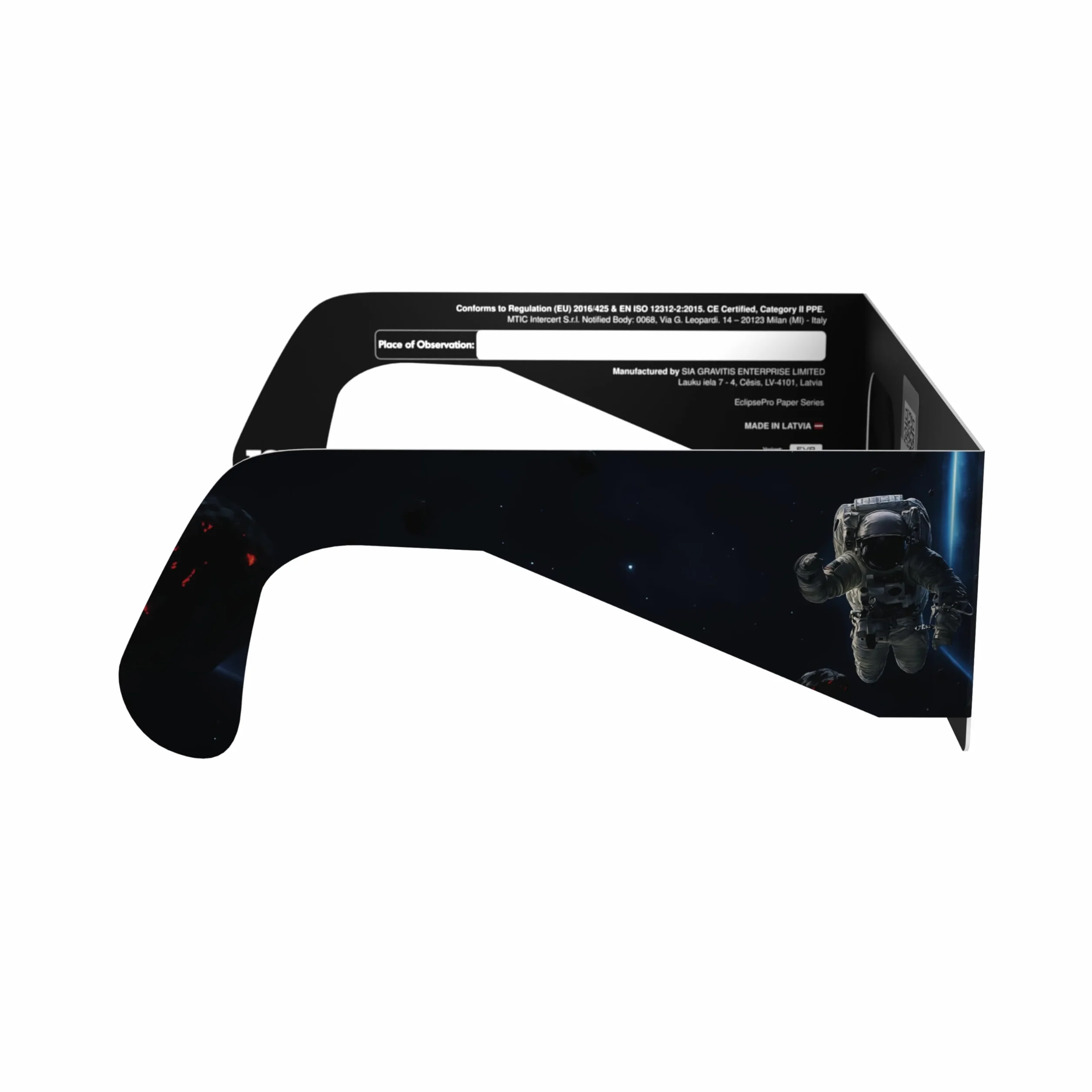 Absolute Eclipse Okulary EVA Solar Eclipse Bulk Wholesale - ISO 12312-2 testowane i certyfikat CE - zalecany przez AAS producent UE - 2026 Eclipse Europe