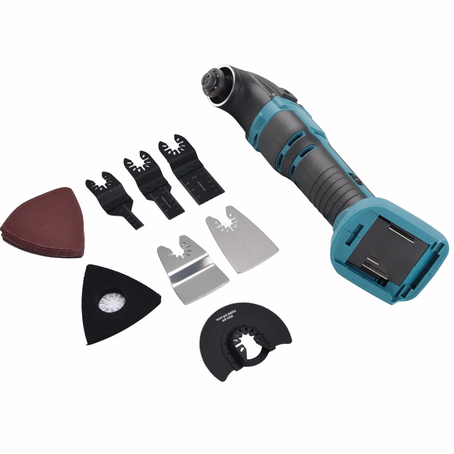 21V Bateria Litowa Oscylowanie Multitool Zestaw 6 Poziomy Regulowany Zestaw Mocy Trimmer