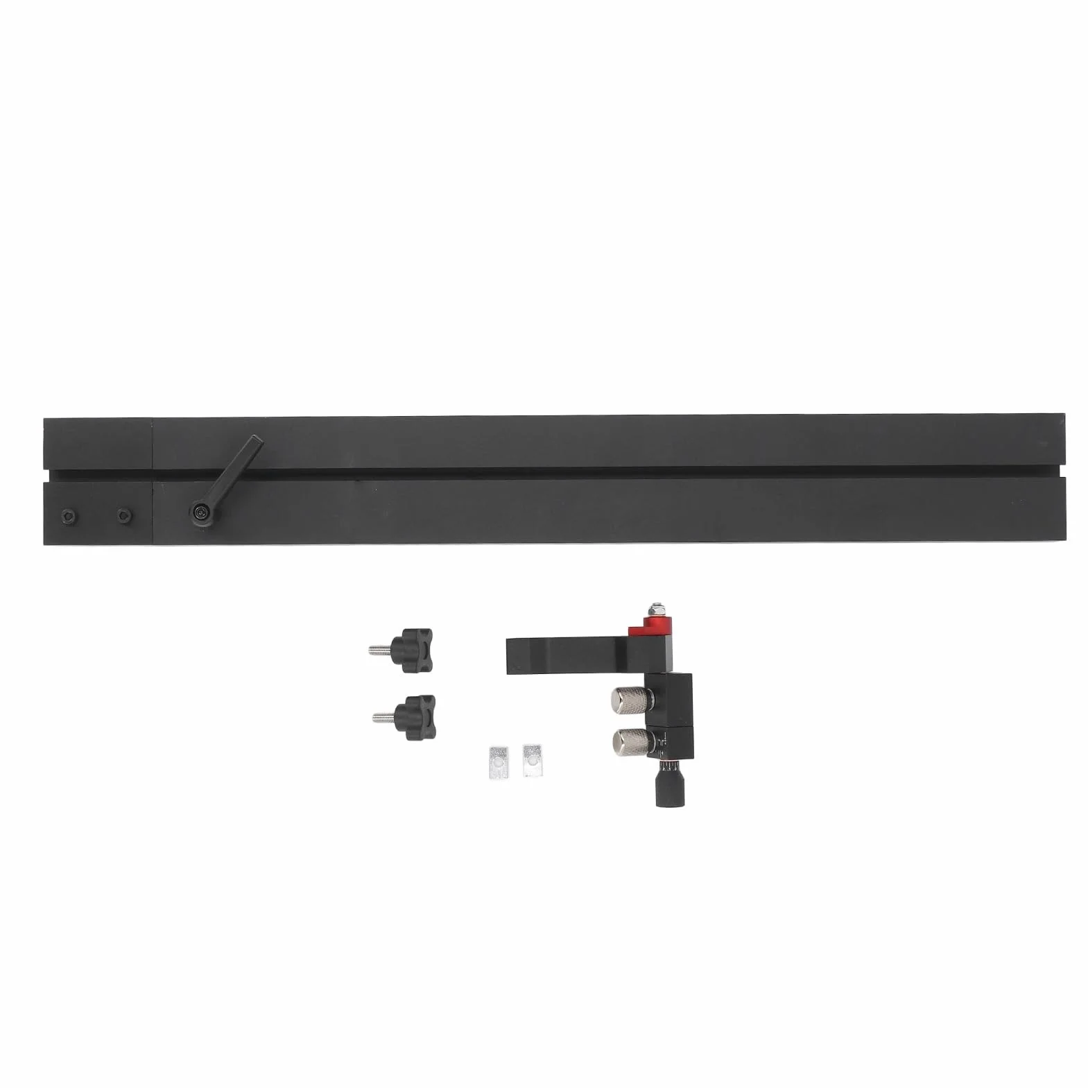 WALFRONT System Przedłużania Piły Stołowej ze Stopu Aluminium, Metryczne, Imperialne z Rowkiem T, Akcesoria do Obróbki Drewna, Narzędzia do pił Stołowych dla Warsztatu z regulowaną długością 500 ~