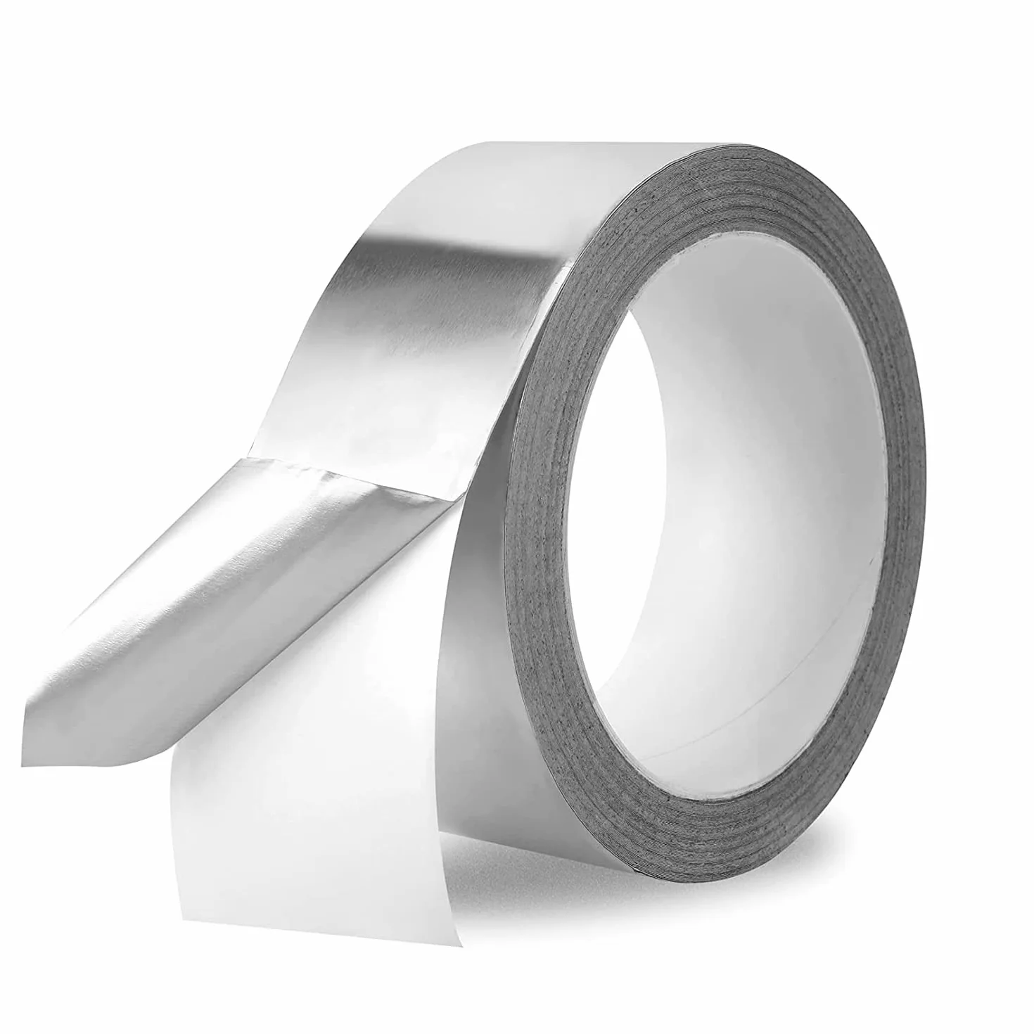Aluminiowa taśma klejąca, samoprzylepna taśma aluminiowa, wodoszczelna i odporna na wysokie temperatury taśma do uszczelniania, naprawy i izolacji (5 cm x 20 m)