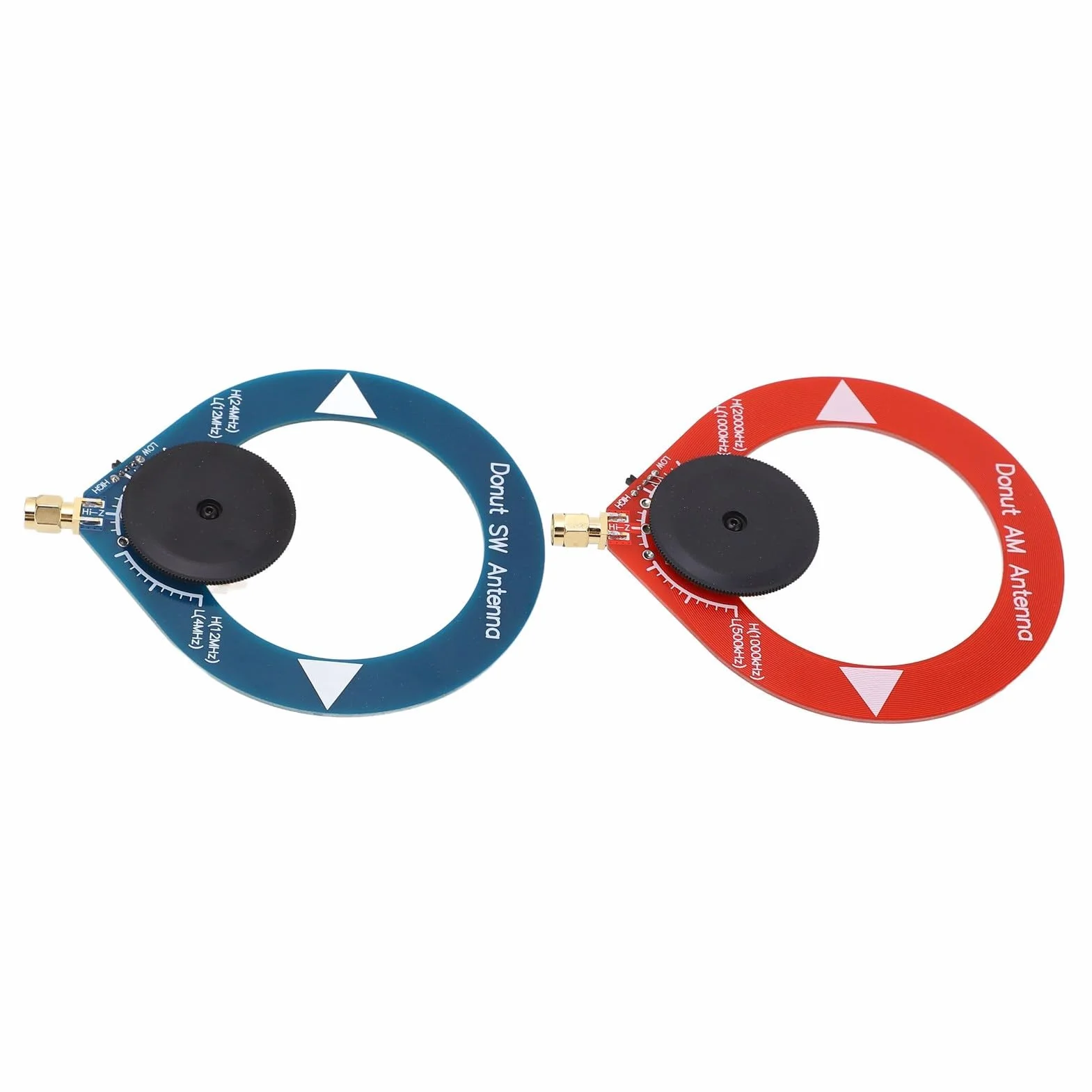 2 szt. Zestaw Nadawczo-odbiorczy o średniej Fali o Krótkiej Fali AM MW SW Mini Rings Transceiver Przenośna Mini Antena Pętlowa