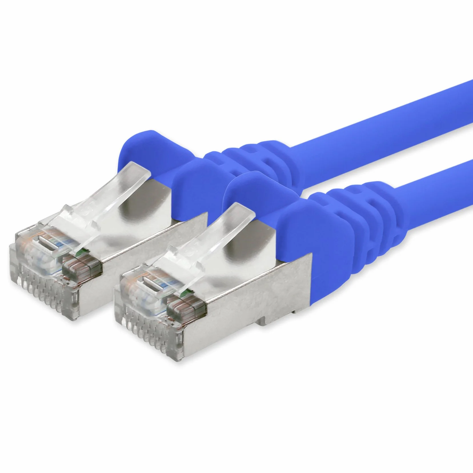 1aTTack CAT5 SFTP kabel sieciowy Ethernet LAN 2 x RJ45 niebieski 15 m