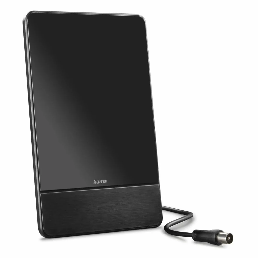 Hama Antena pokojowa DVB-T2 aktywna 5G LTE płaska czarna