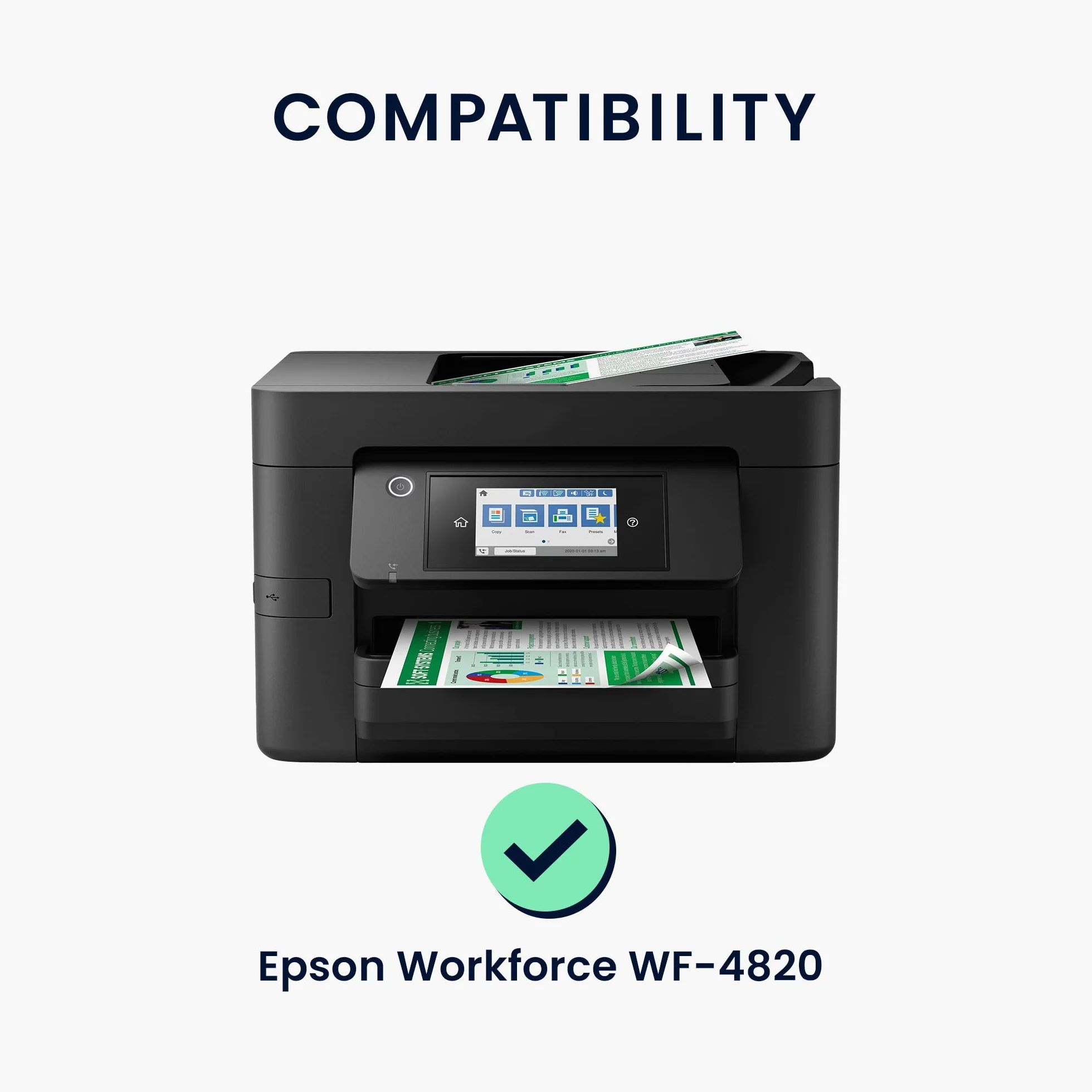 kwmobile Osłona przeciwpyłowa kompatybilna z Epson Workforce WF-4820 - etui na drukarkę, pokrowiec ochronny z tkaniny, ciemnoszary