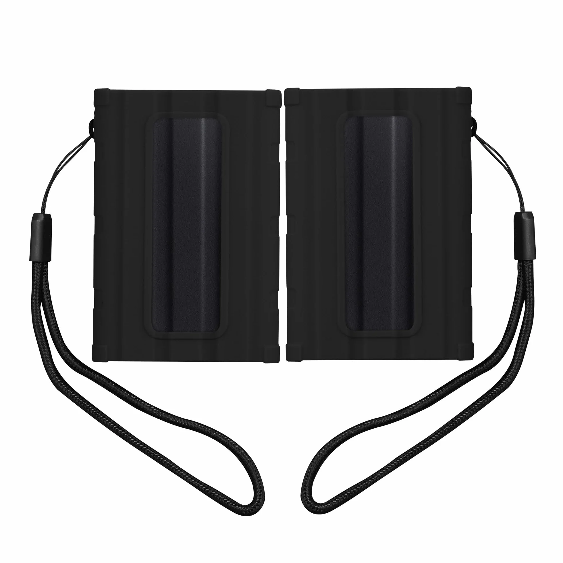 kwmobile Silikonowe etui kompatybilne z Samsung Portable SSD T7 Shield - etui ochronne na dysk SSD - czarne