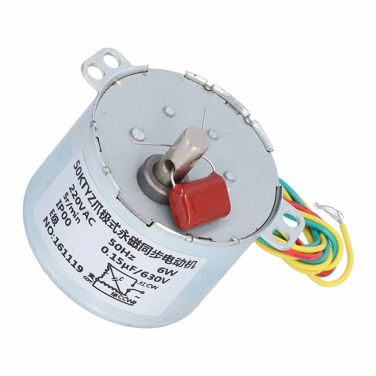 ViaGasaFamido AC220V 5RPM 50KTYZ Motoreduktor Silnik Redukcyjny Wysoki Moment Obrotowy Elektryczny Mikro Motoreduktor Redukcyjny średnica Skrzyni Biegów,Motoreduktor