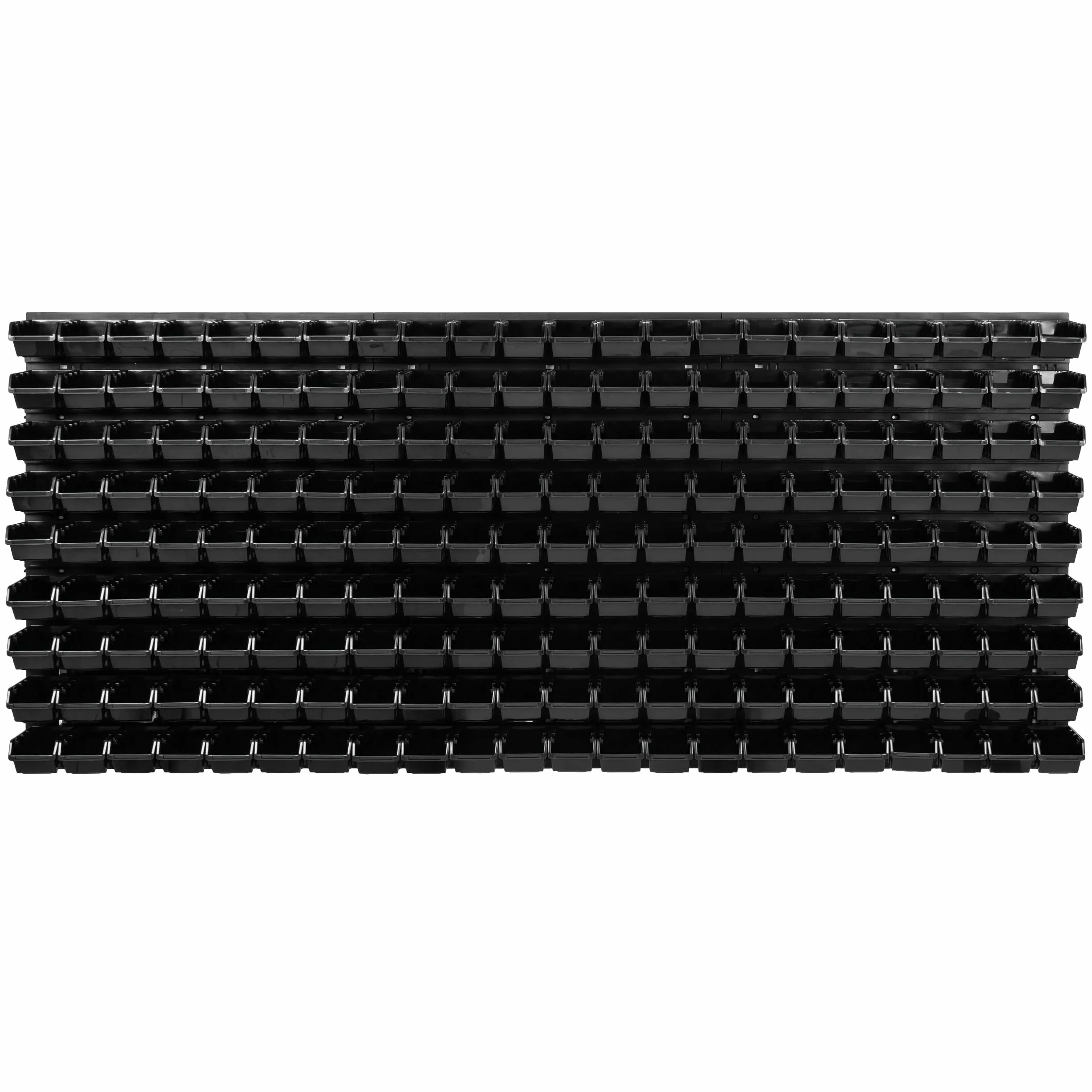 System magazynowy regał warsztatowy | 172 x 78 cm | 198 szt. pudełko | regał ścienny z pojemnikami do układania - płyty ścienne ekstra mocny regał na przedmioty ściana magazynowa regał magazynowy regał garażowy