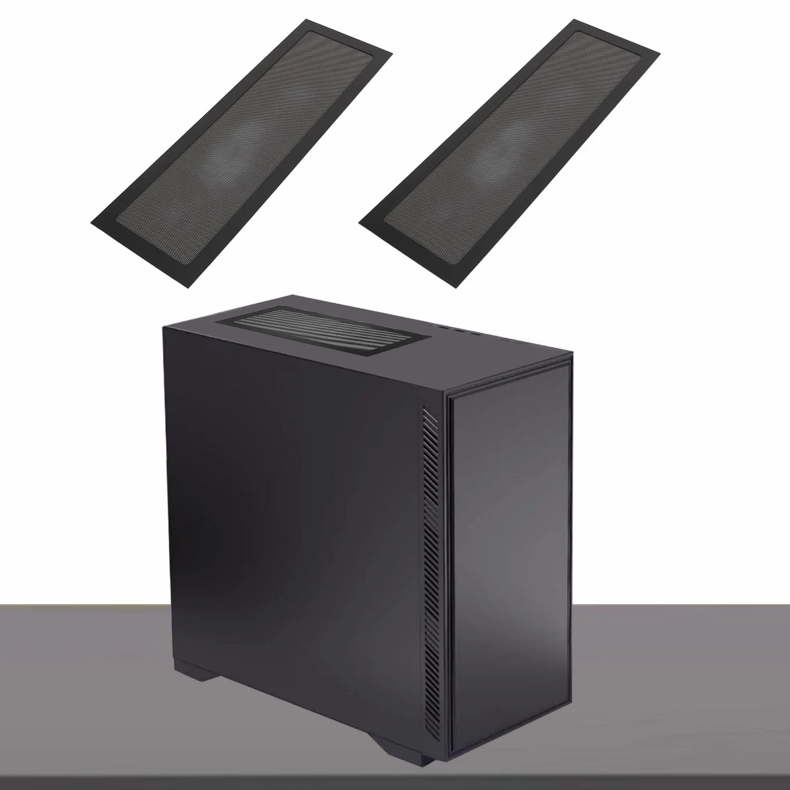 Filtr Siatkowy Przeciwpyłowy 360x120mm Obudowa PC z Paskiem Magnetycznym 2 szt.