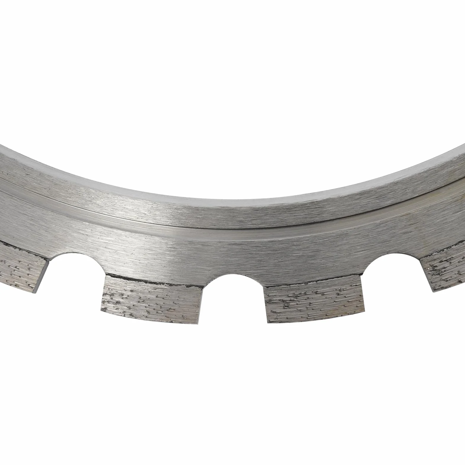 Pierścień redukcyjny 41 cm do brzeszczotów do piły tarczowej, diamentowa tarcza do piły o głębokości cięcia 310 mm i 24 głowicach tnących, z pierścieniem napędowym, brzeszczot do precyzyjnego cięcia