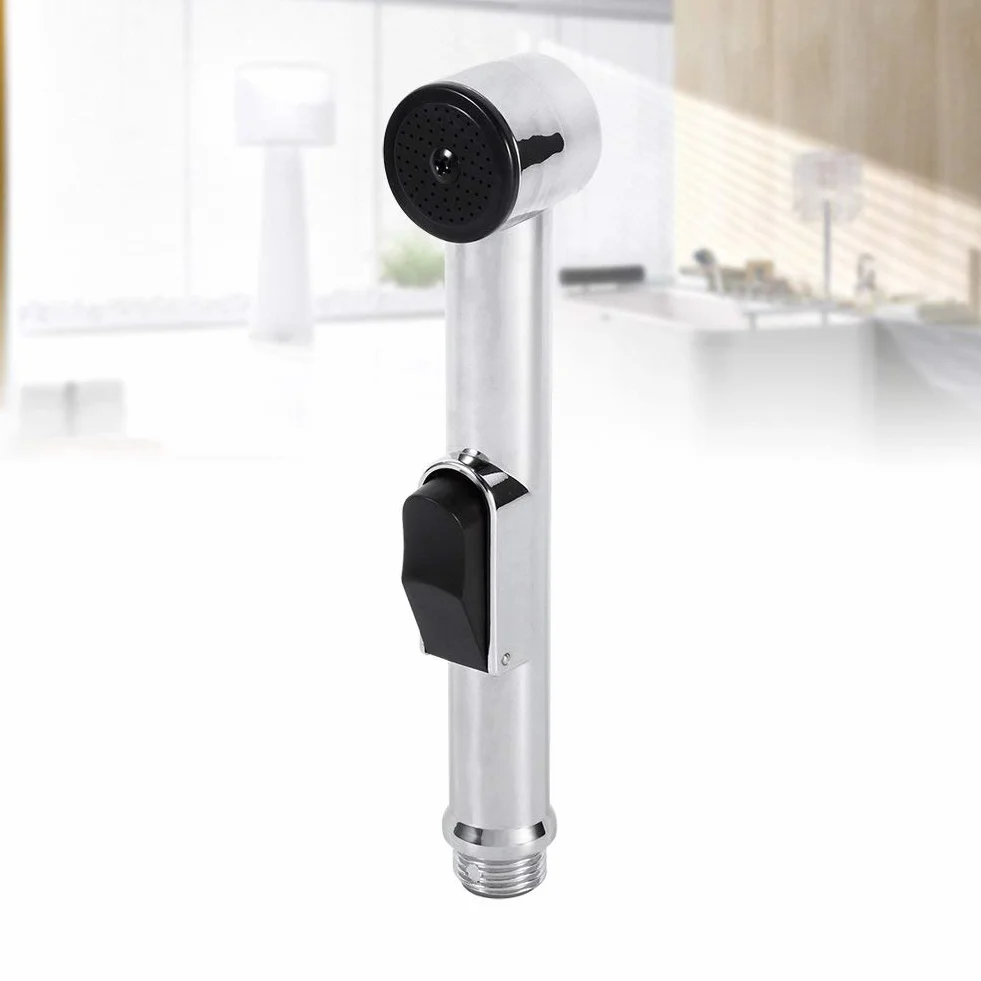 Shattaf Bidet, Dom Łazienka Ręczny Przenośny Chromowany ABS Shattaf Bidet Wc Prysznic Spray