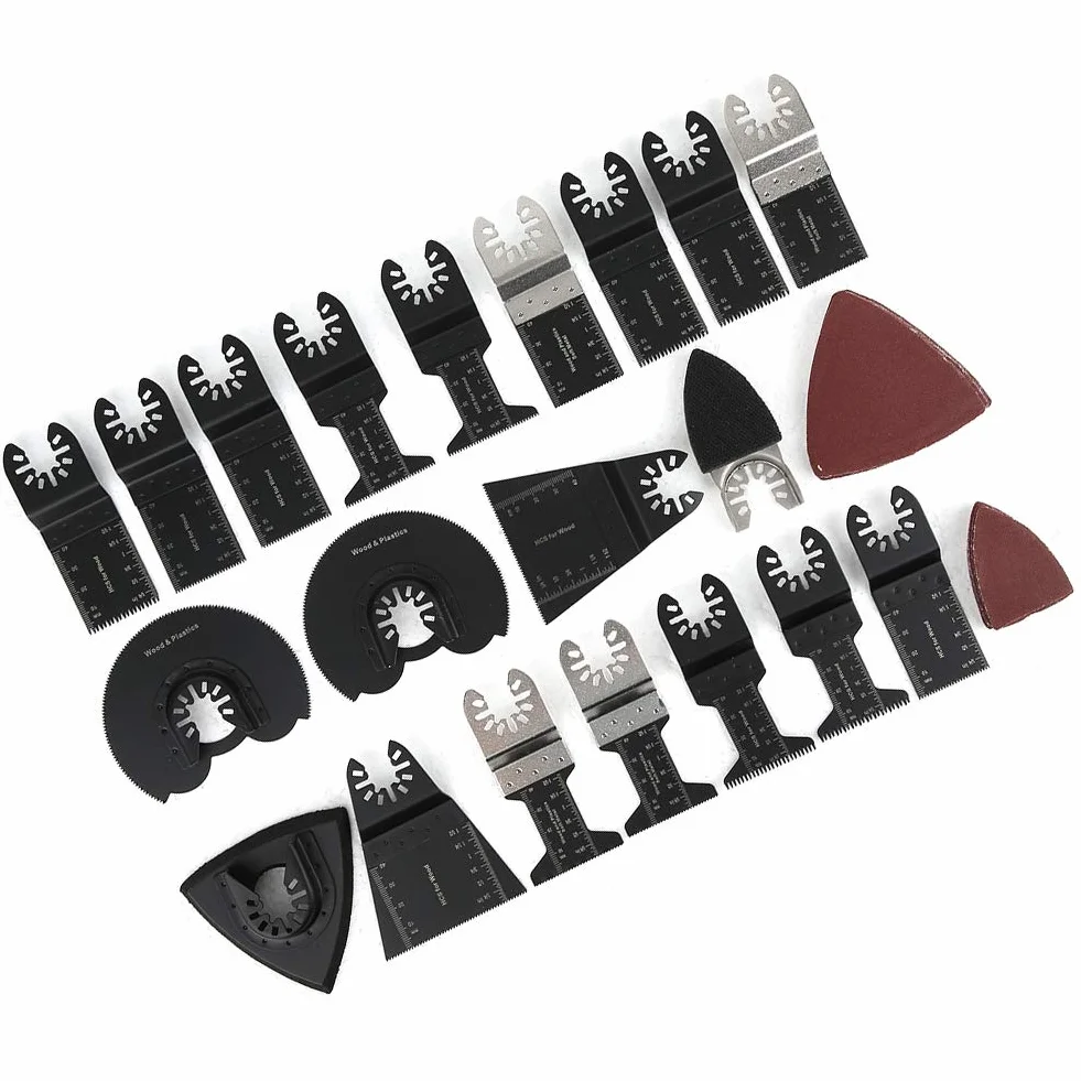 Ostrza Multitool 18 Sztuk, Brzeszczot Oscylacyjny, Akcesoria do Narzędzi Oscylacyjnych kompatybilne z Fein