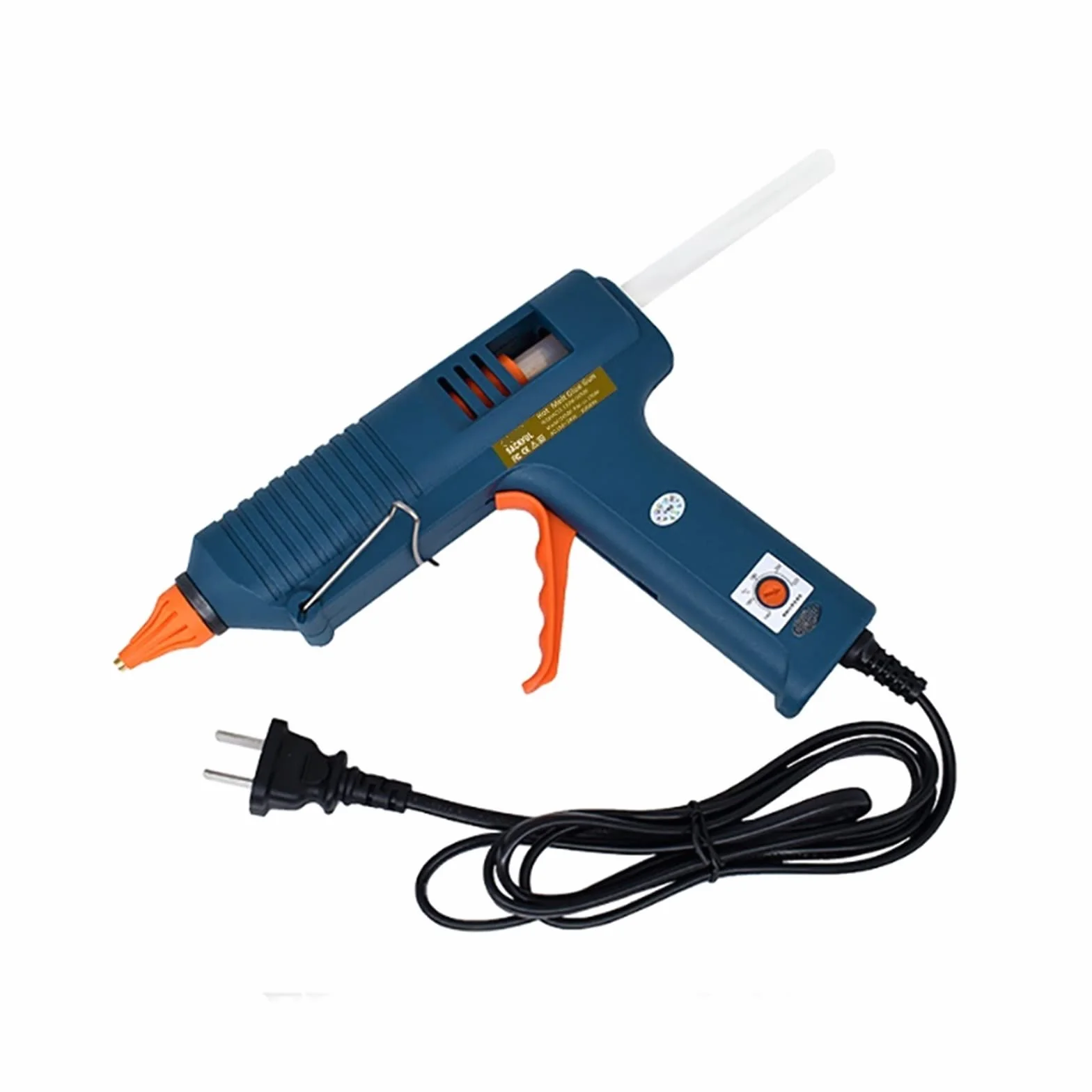Narzędzia do klejenia na gorąco Pistolet do klejenia na gorąco 150W regulowana temperatura dysza pistoletu do klejenia 11mm klej w sztyfcie profesjonalny przemysłowy pistolet do topienia klej gorący p